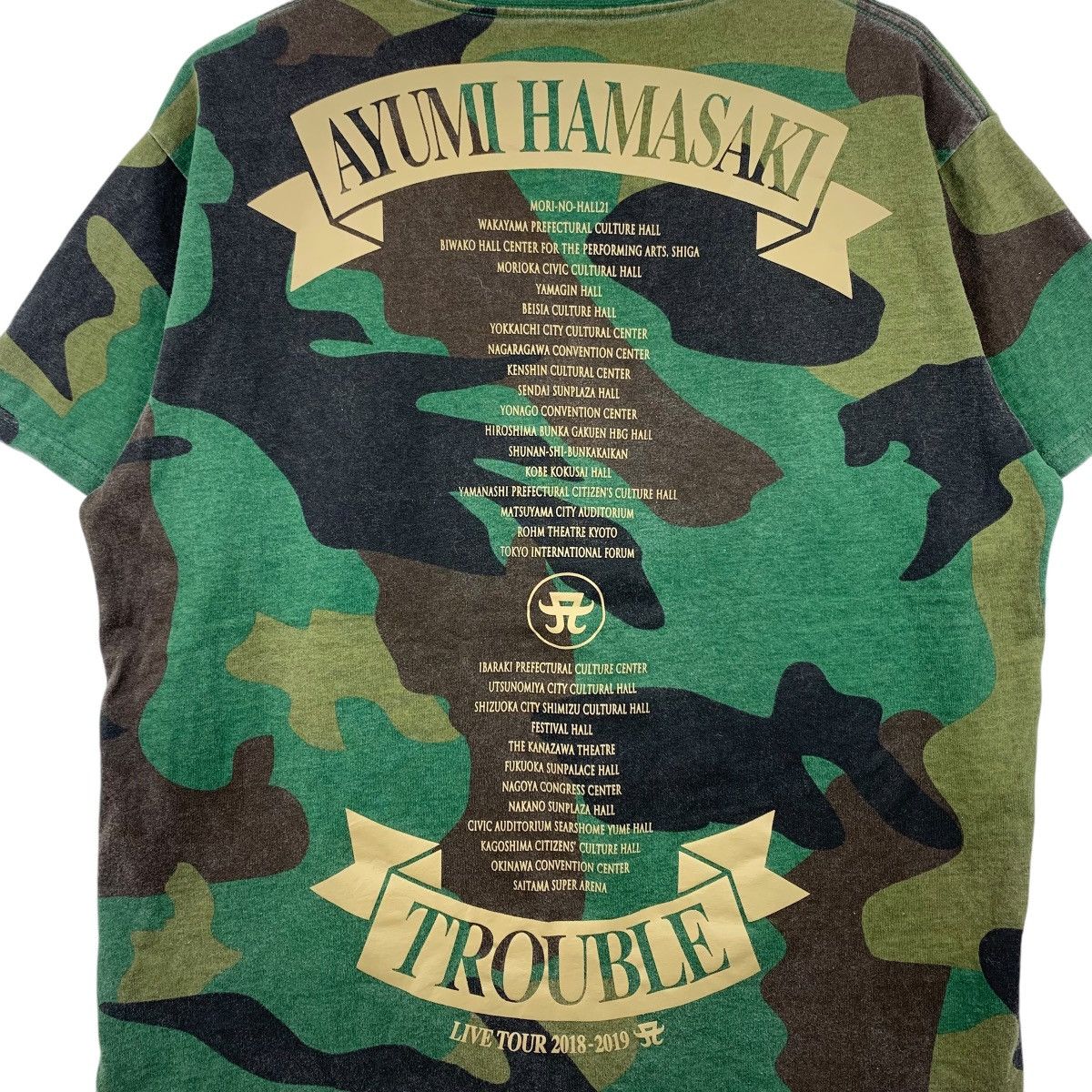 Japanese Brand TROUBLE By AYUMI HAMASAKI Live Tour 2018-2019 Japan Shirt Size US L / EU 52-54 / 3 - 5 Thumbnail