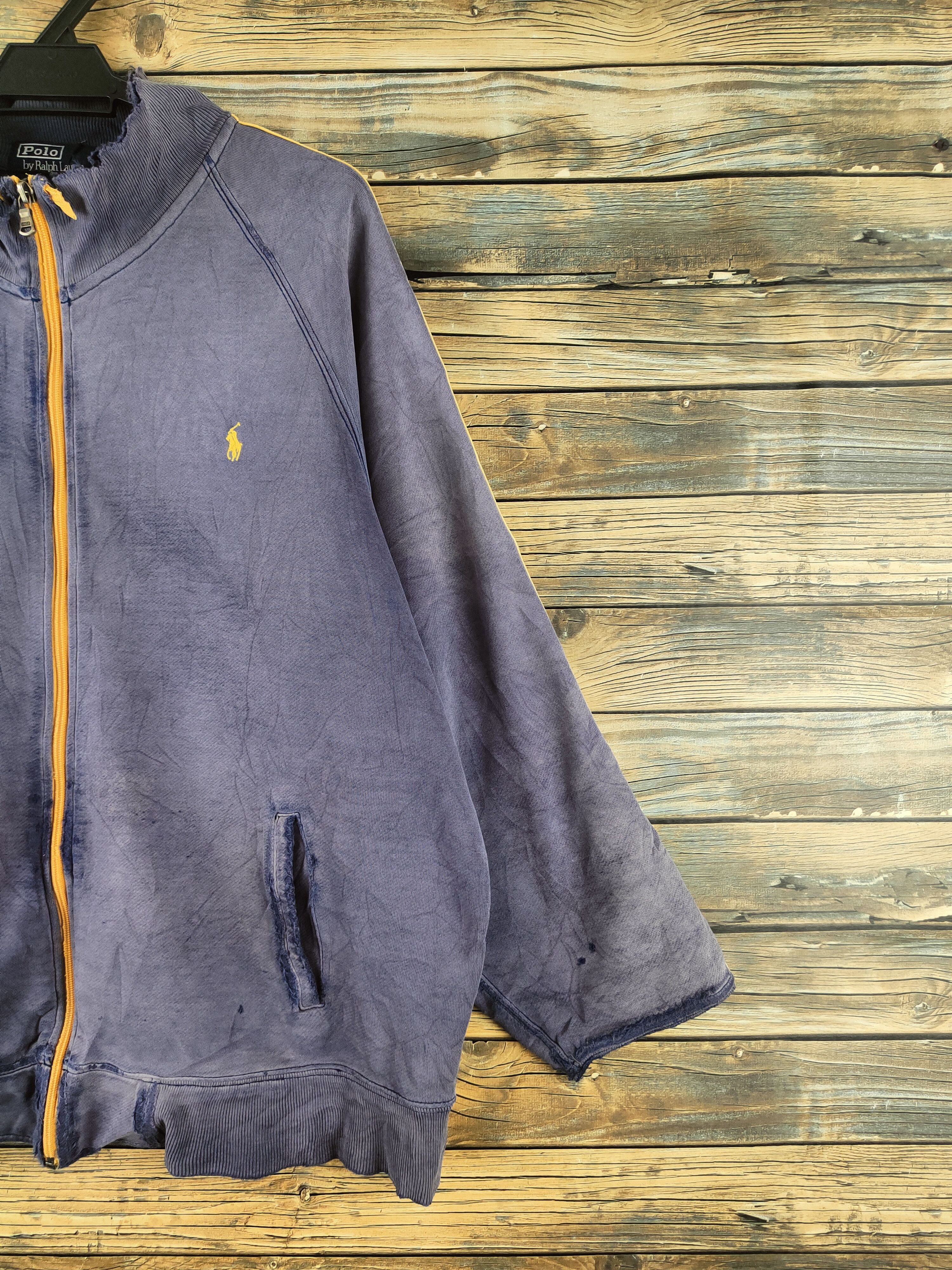 Polo Ralph Lauren Vintage Polo by Ralph Lauren Navy Faded Sweaters Size US XL / EU 56 / 4 - 8 Thumbnail