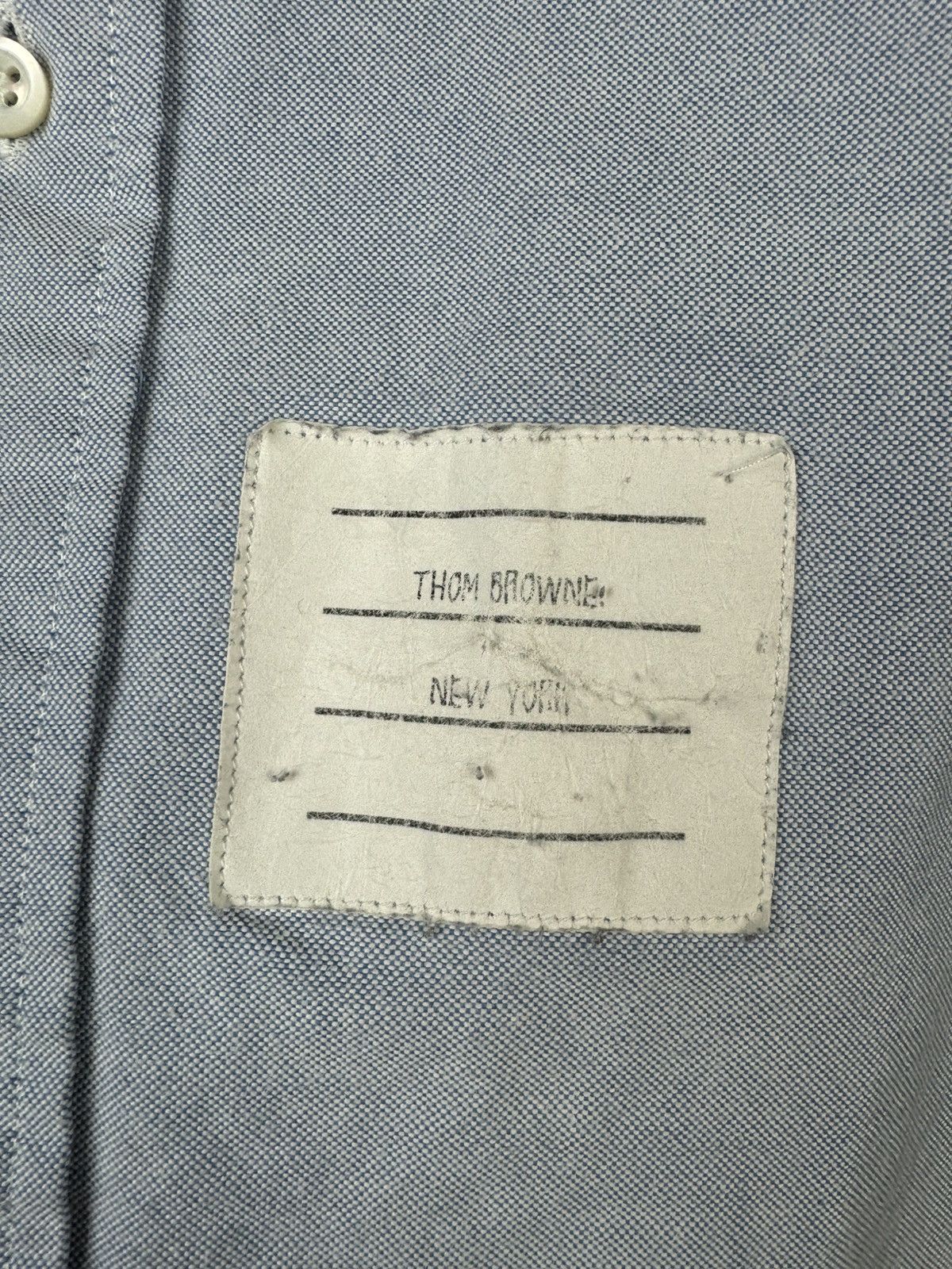 Thom Browne Button-Down Shirt Made in USA Long Sleeve Size 2