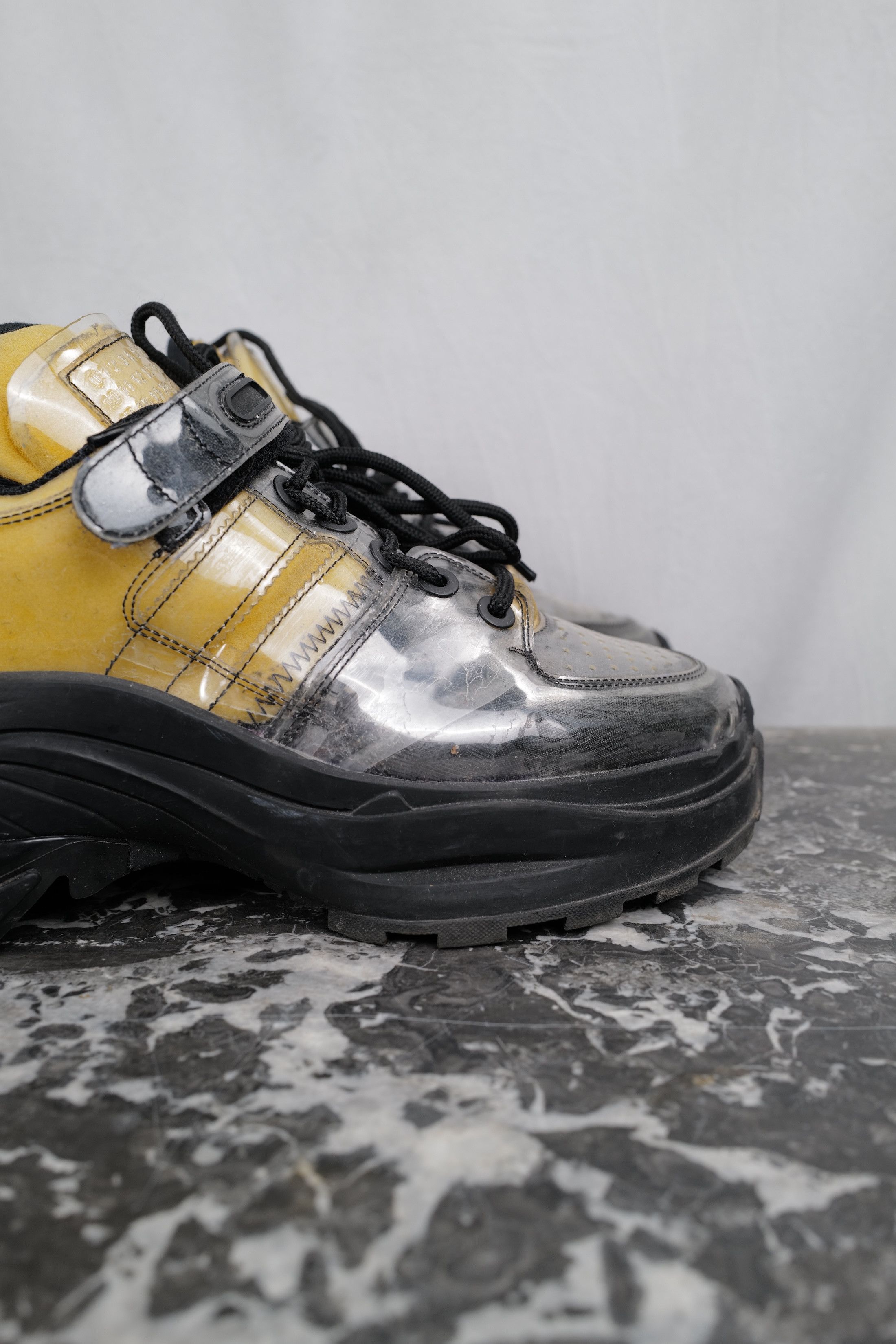 Maison Margiela Maison Margiela PVC Clear Retro Fit Chunky Sole Sneaker Size US 8 / EU 41 - 17 Thumbnail