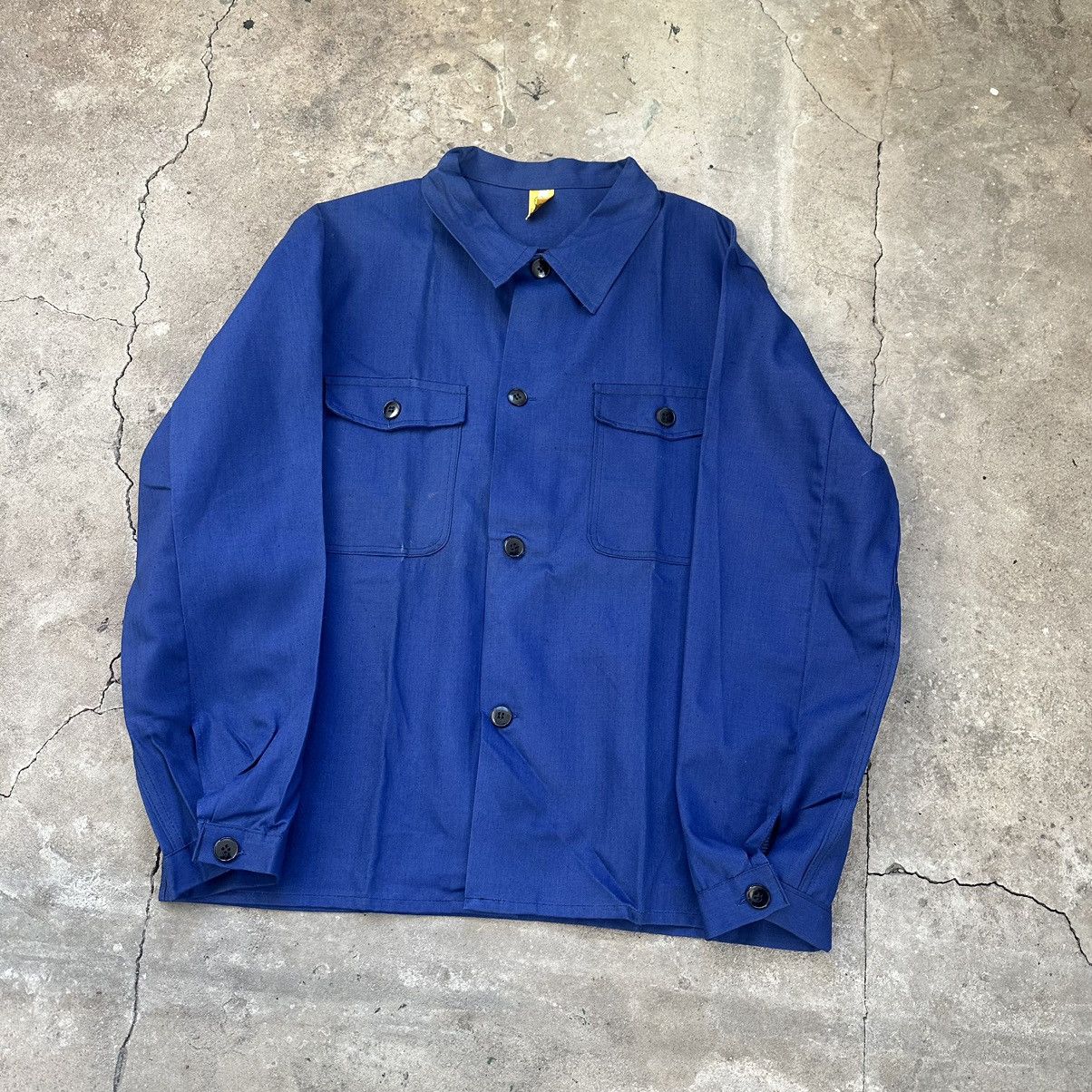 Other Vintage French work chore jacket Size US L / EU 52-54 / 3 - 3 Thumbnail