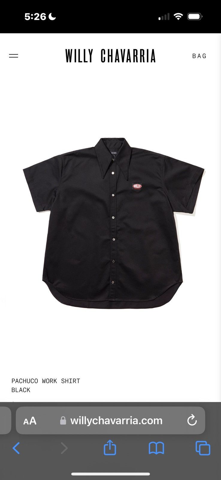 Willy Chavarria New in bag WILLY CHAVARRIA PACHUCO WORK SHIRT Size US L / EU 52-54 / 3 - 6 Thumbnail