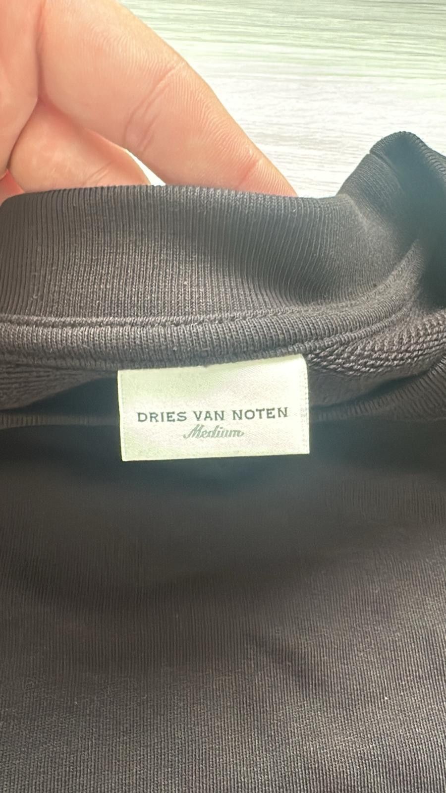 Dries Van Noten Dries Van Noten Black Sweatshirt Medium Size US M / EU 48-50 / 2 - 5 Thumbnail