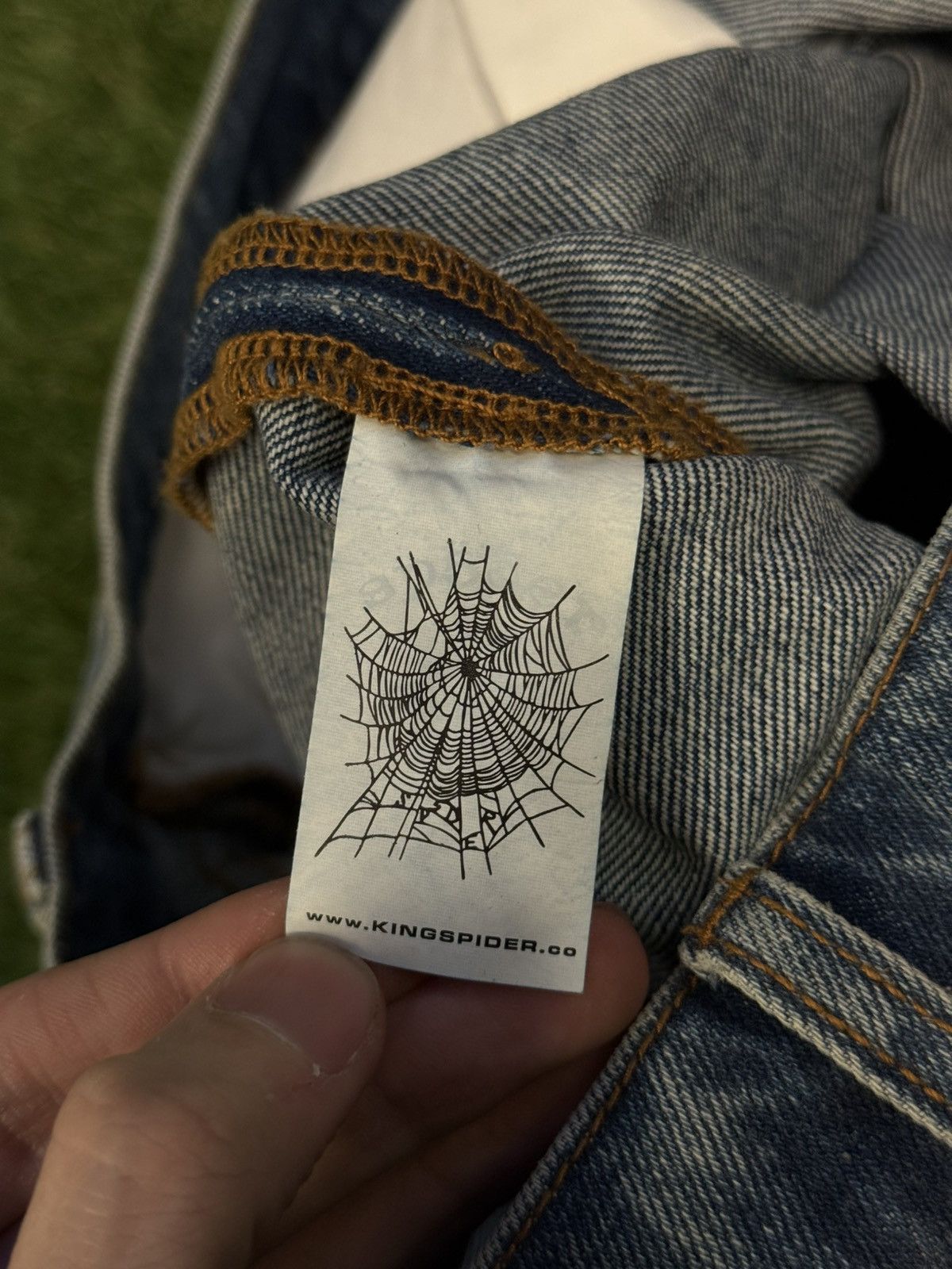 Sp5der Sp5der Worldwide Jean Beluga Denim Pants Size 34 (NEW) Size US 34 / EU 50 - 9 Thumbnail