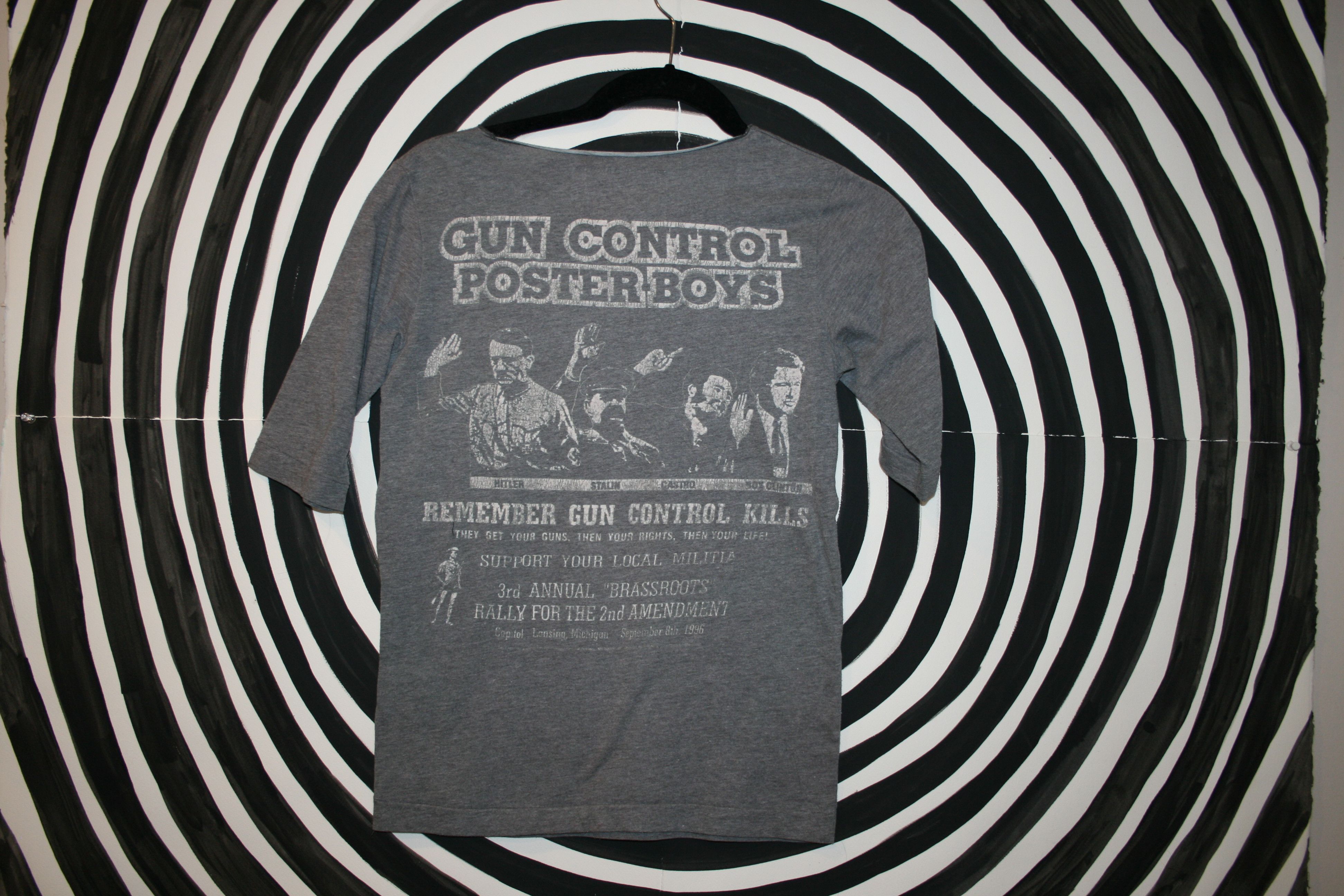 TALKING ABOUT THE ABSTRACTION Gun Control Poster Boys tee Size US S / EU 44-46 / 1 - 4 Thumbnail