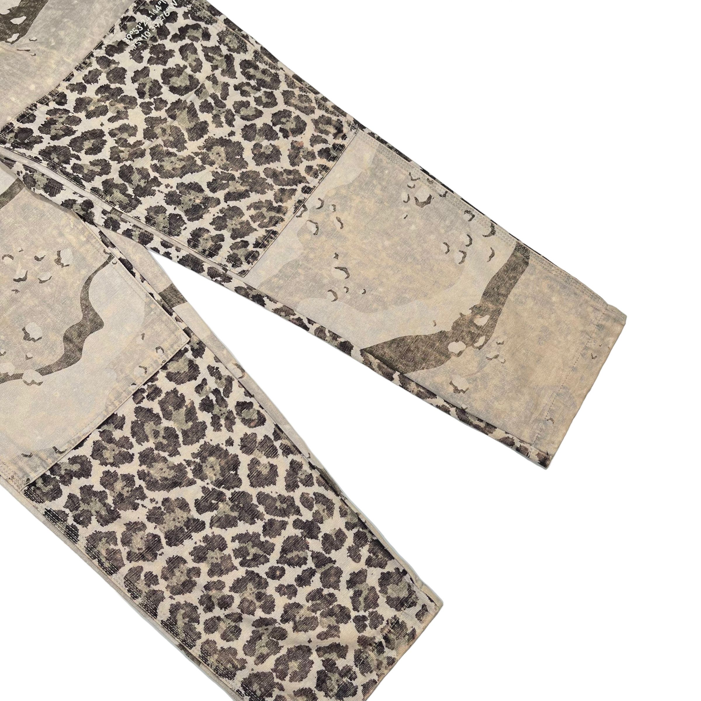 Japanese Brand Leopard Luxury Carpenter Overprint Streetwear Pants Size US 32 / EU 48 - 6 Thumbnail