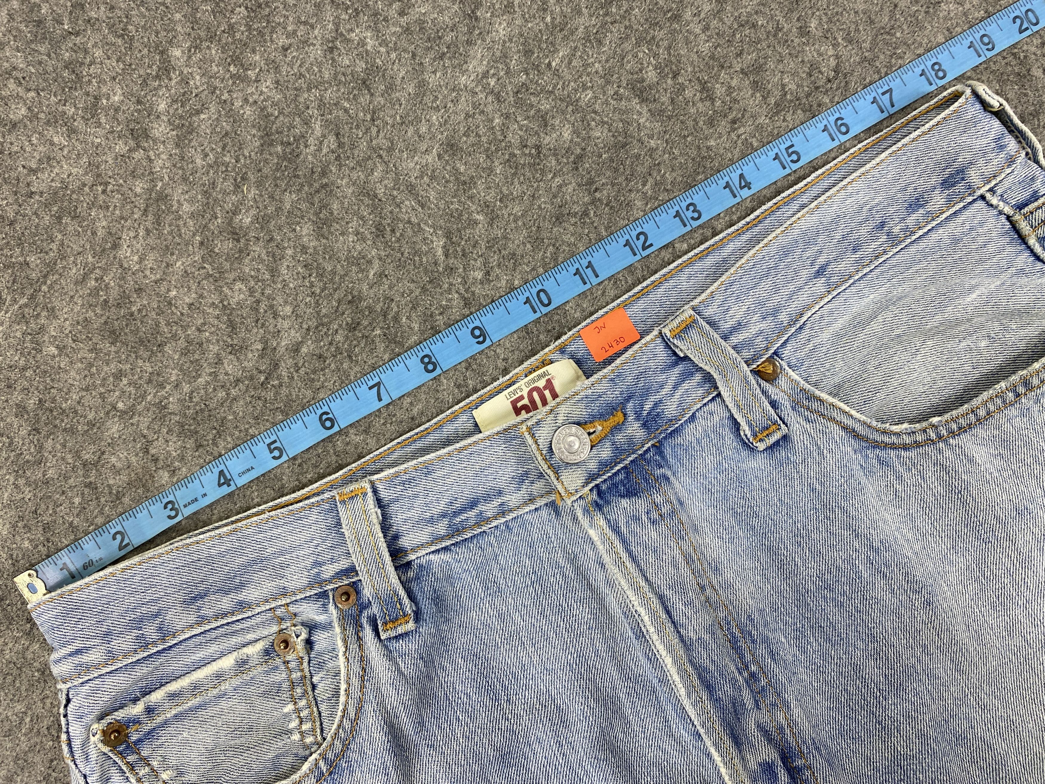 Japanese Brand Light Blue Wash Vintage Levi's 501 Jeans 36x32 Denim -JN2430 Size US 36 / EU 52 - 5 Thumbnail