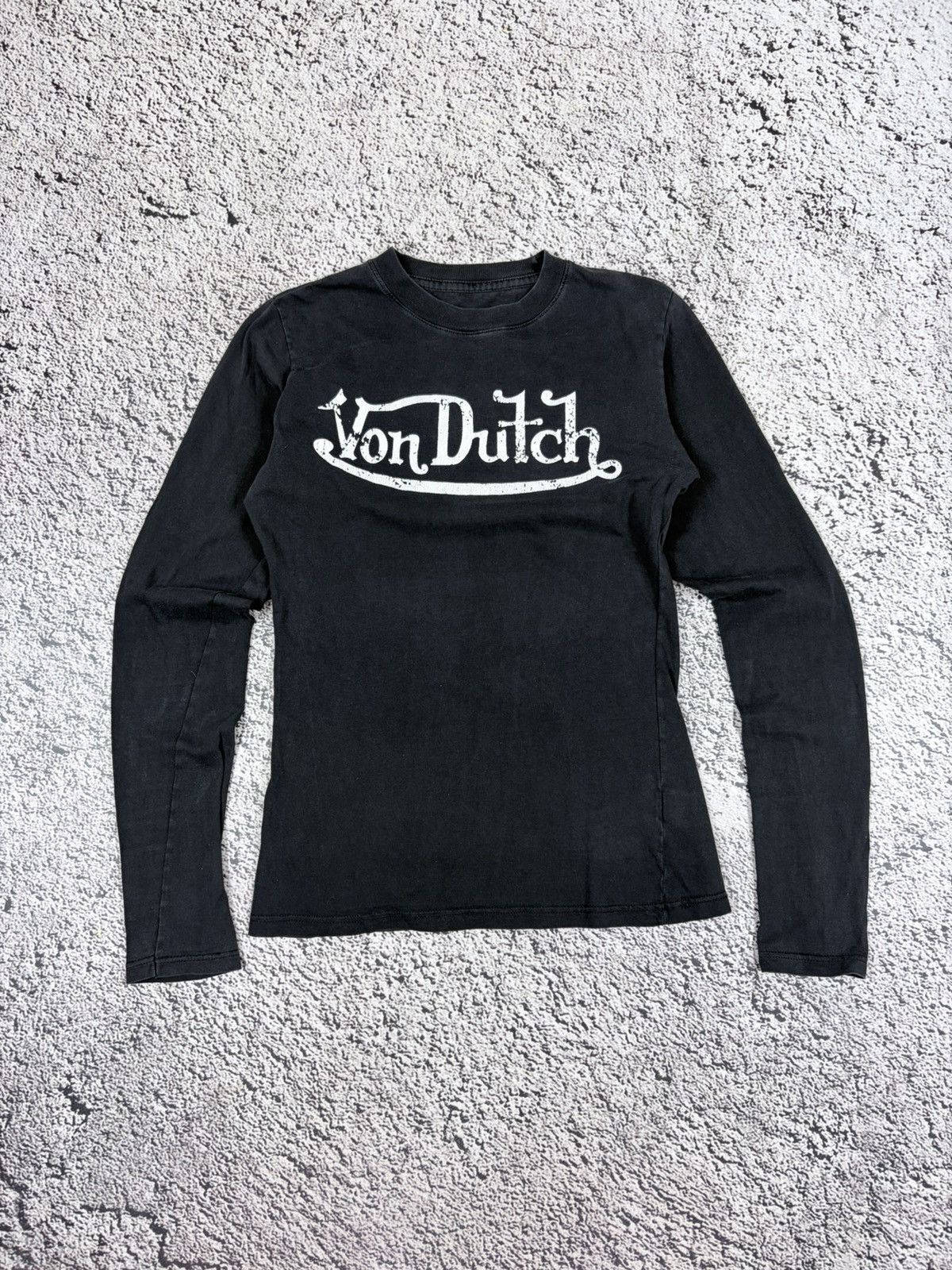 Von Dutch Vintage Von Dutch Made In Italy Spellout Long Sleeve M Size M / US 6-8 / IT 42-44 - 1 Thumbnail