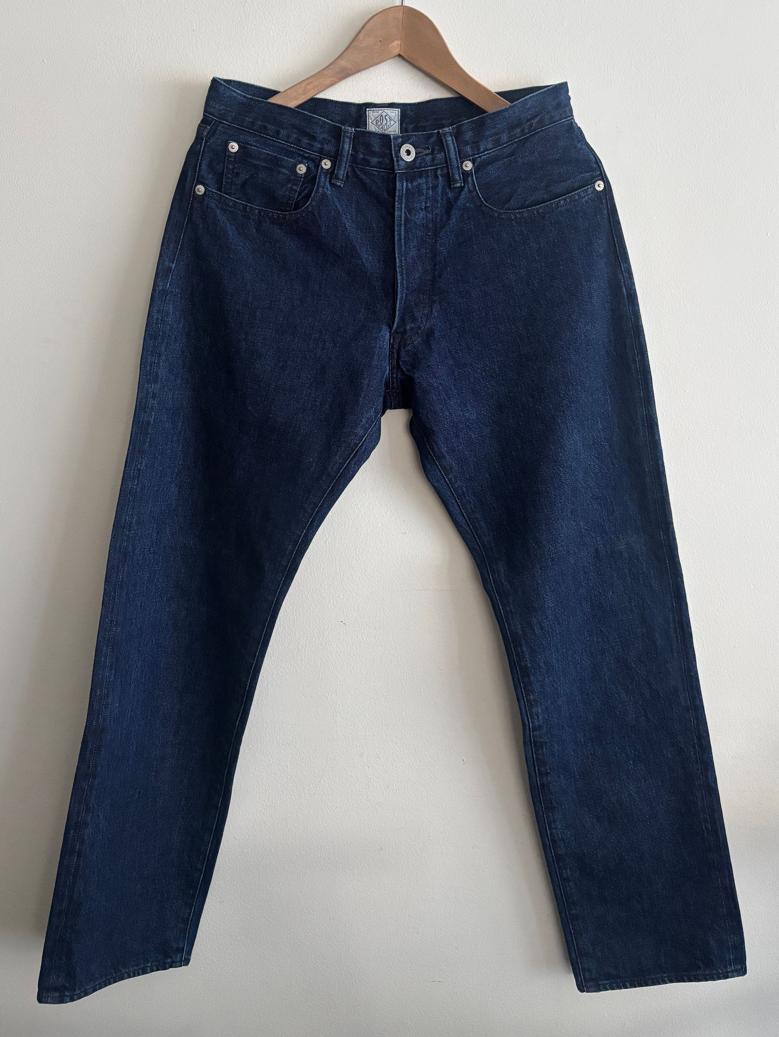 Post Overalls $350 Indigo Denim Pants/ Jeans- Small/ 28- 29x30 Size US 28 / EU 44 - 1 Thumbnail