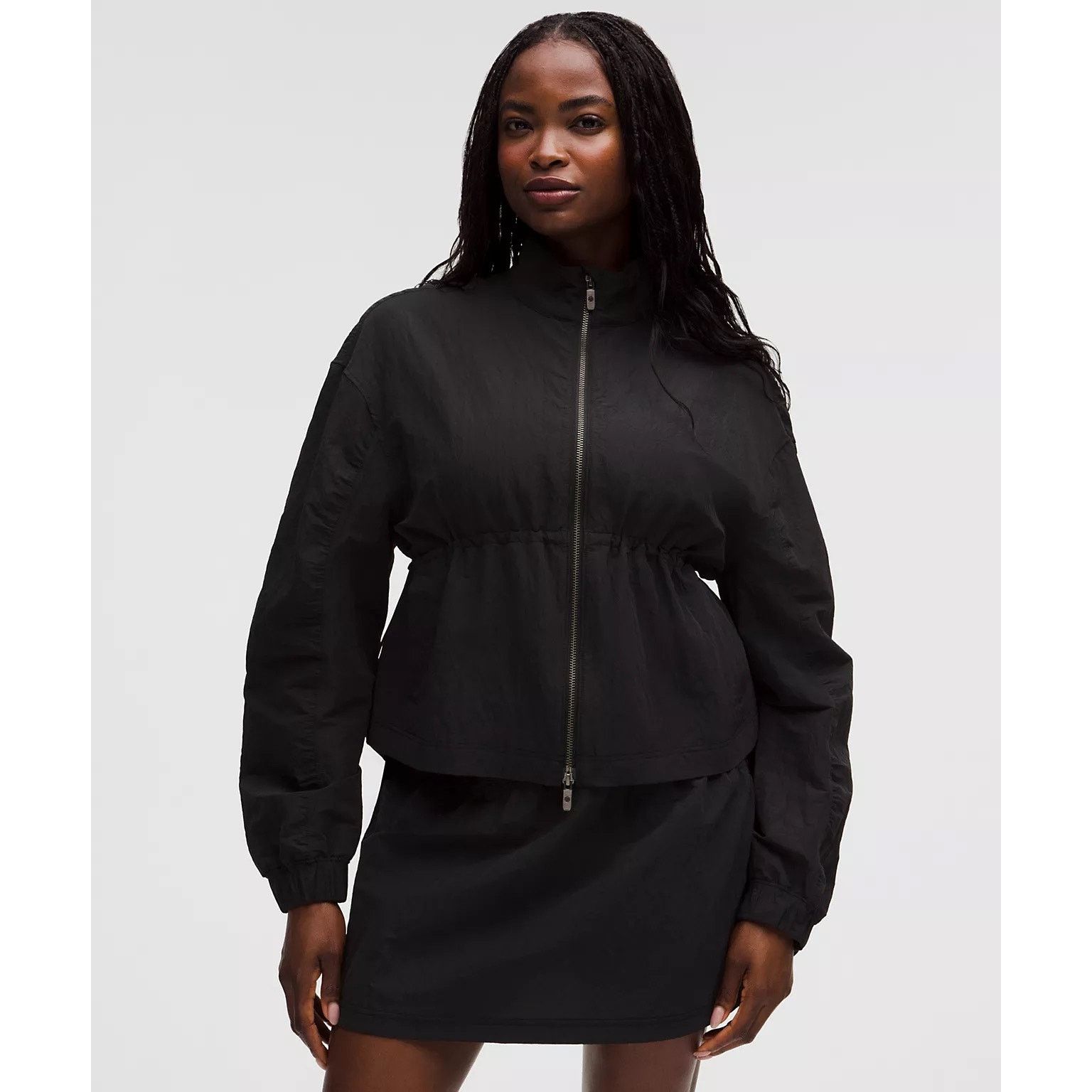 Lululemon NWT Lululemon Women’s Crinkle Nylon Cinchable Jacket Sz XL Size XL / US 12-14 / IT 48-50 - 1 Thumbnail
