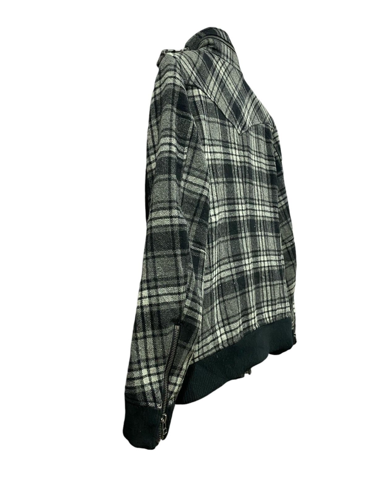 semanticdesign Rare SEMANTIC DESIGN Wool Checkered Zipper Jacket (M) Size US M / EU 48-50 / 2 - 16 Thumbnail