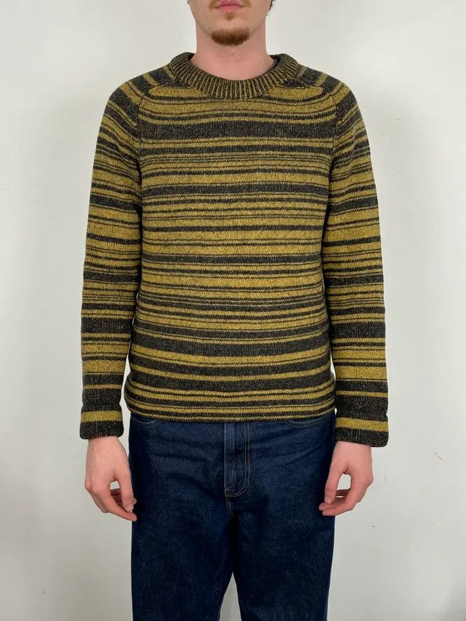 Acne Studios AW2016 Acne Studios Yellow Striped Sweater Size US M / EU 48-50 / 2 - 2 Thumbnail