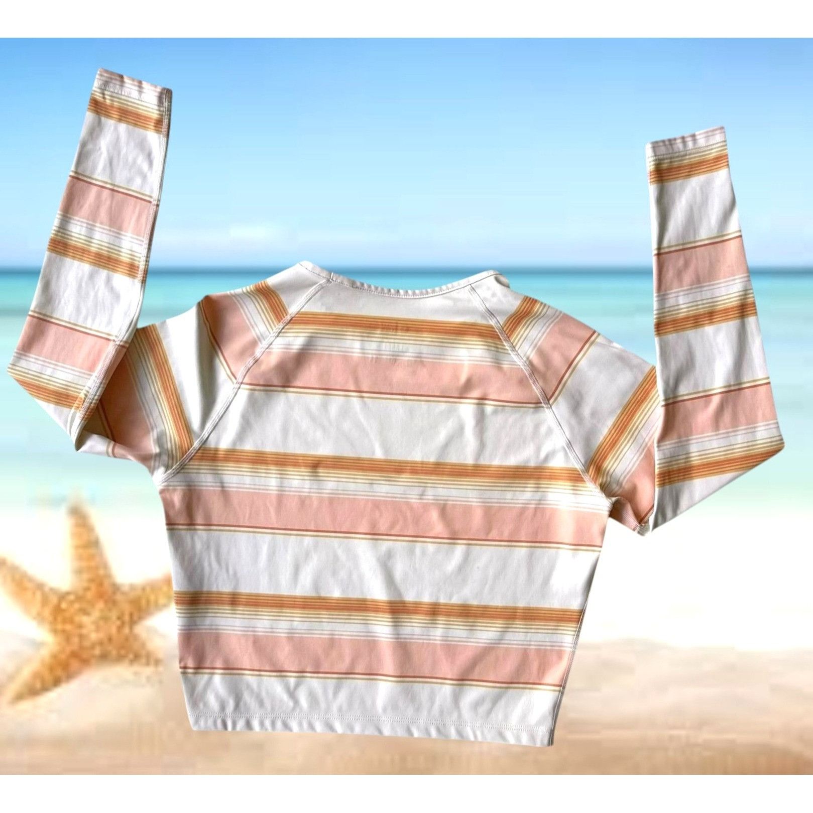 Other Salty Crew Long Sleeve Top Girls Large Striped Cream Refuge Size L / US 10 / IT 46 - 5 Thumbnail