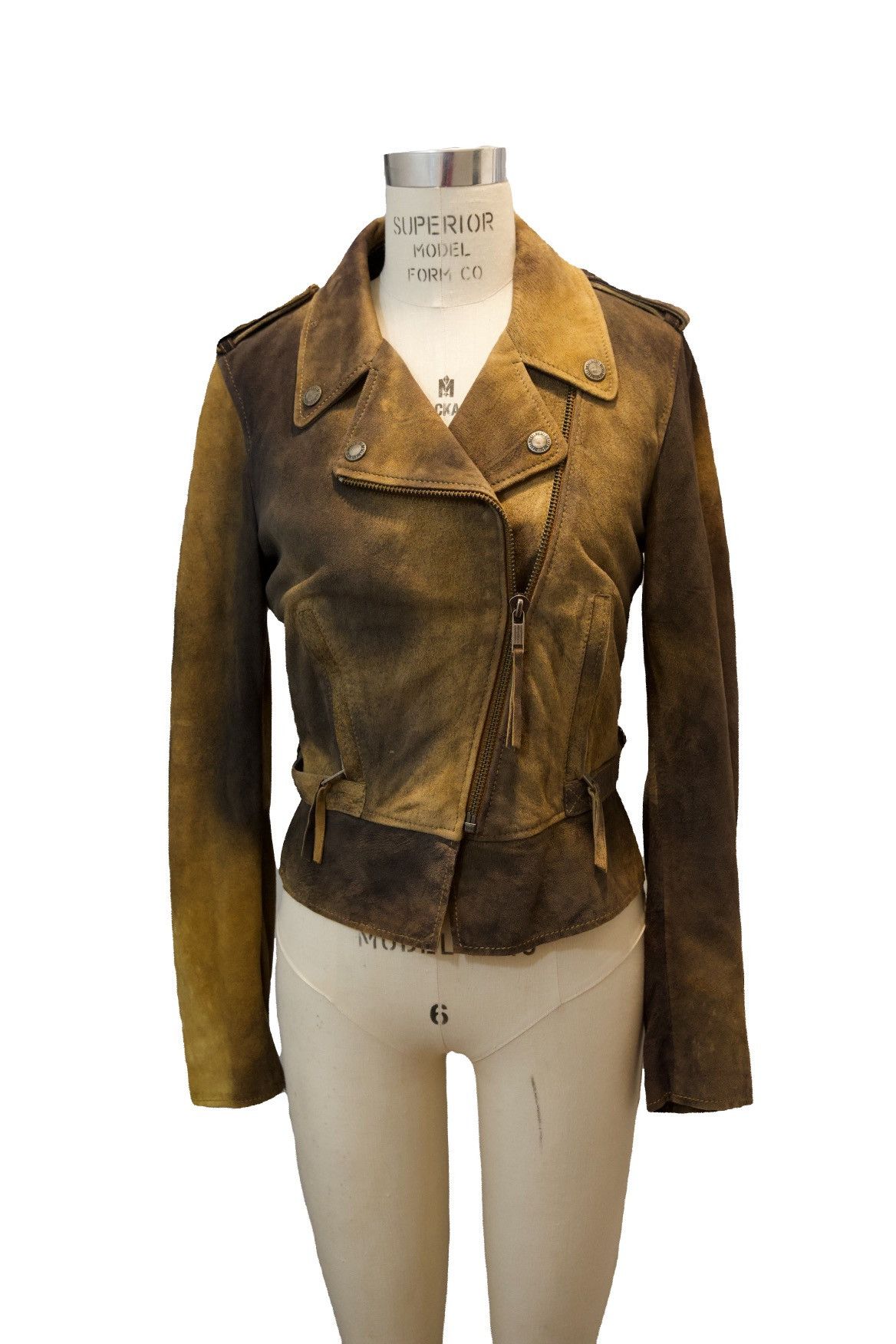 Diesel Diesel Sheep Skin Leather Biker Jacket Size S / US 4 / IT 40 - 1 Thumbnail