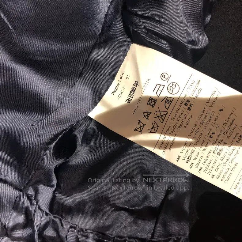 Valentino Valentino Black coat Size XS / US 0-2 / IT 36-38 - 4 Thumbnail