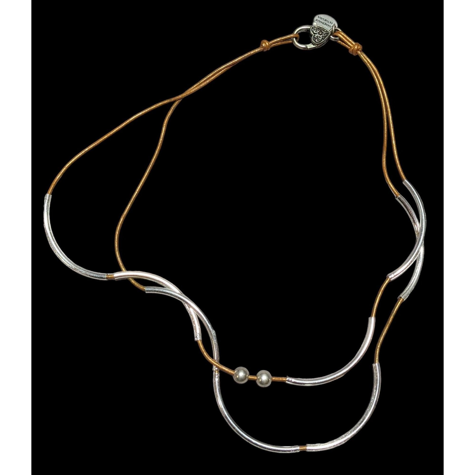Other Lizzy James Scalloped Leather Necklace Size ONE SIZE - 2 Thumbnail