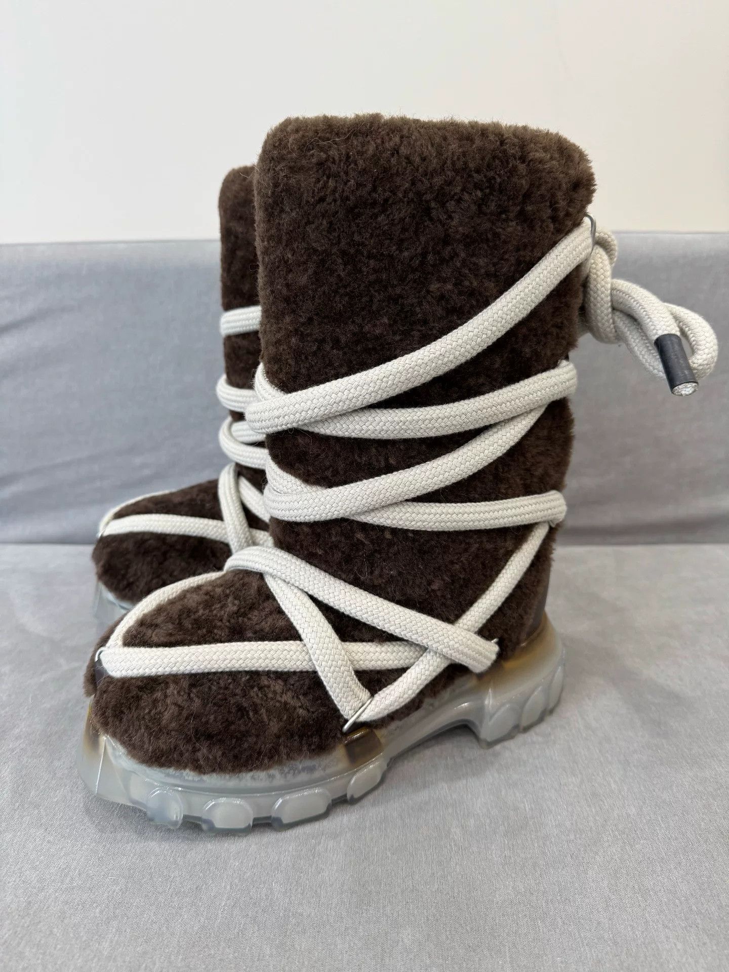 Rick Owens rick owens plush brown snow boots Size US 6 / IT 36 - 1 Thumbnail
