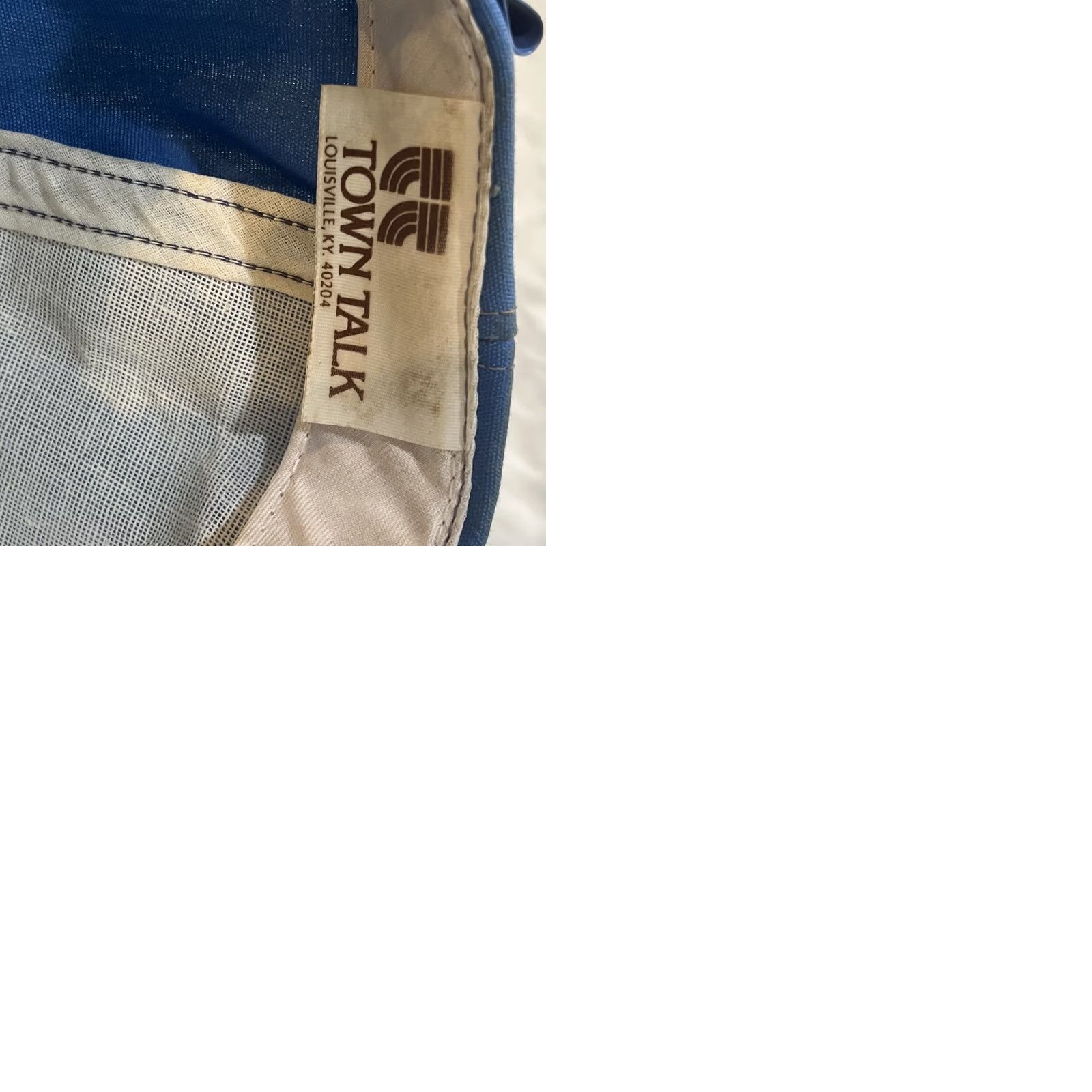 Vintage Towntalk Hat AdjustScrambled Eggs 1982 Beech Aircraft Corporation 50th Anniversary 6 Panel Adjustable Rope Men Blue Casual Baseball Cap Size ONE SIZE - 9 Thumbnail
