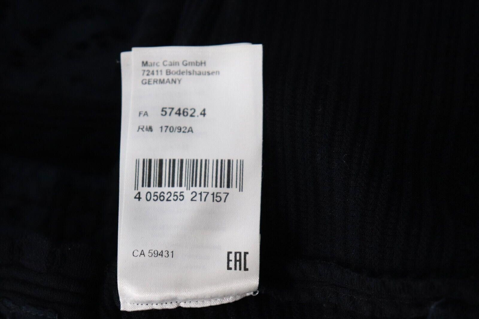 Designer Marc Cain US8 Navy Blue Lace Knit Shift Dress Mini Size M / US 6-8 / IT 42-44 - 7 Thumbnail