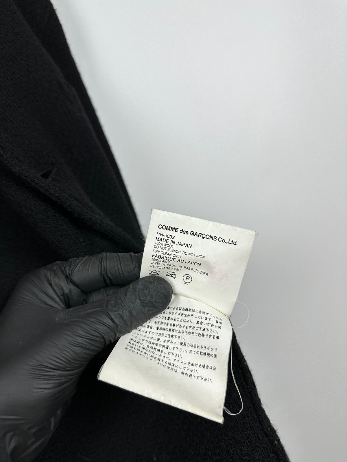 Comme des Garcons AD2002 Vintage Comme Des Garcons Homme Wool Knit Coat Jacket Size US M / EU 48-50 / 2 - 21 Thumbnail