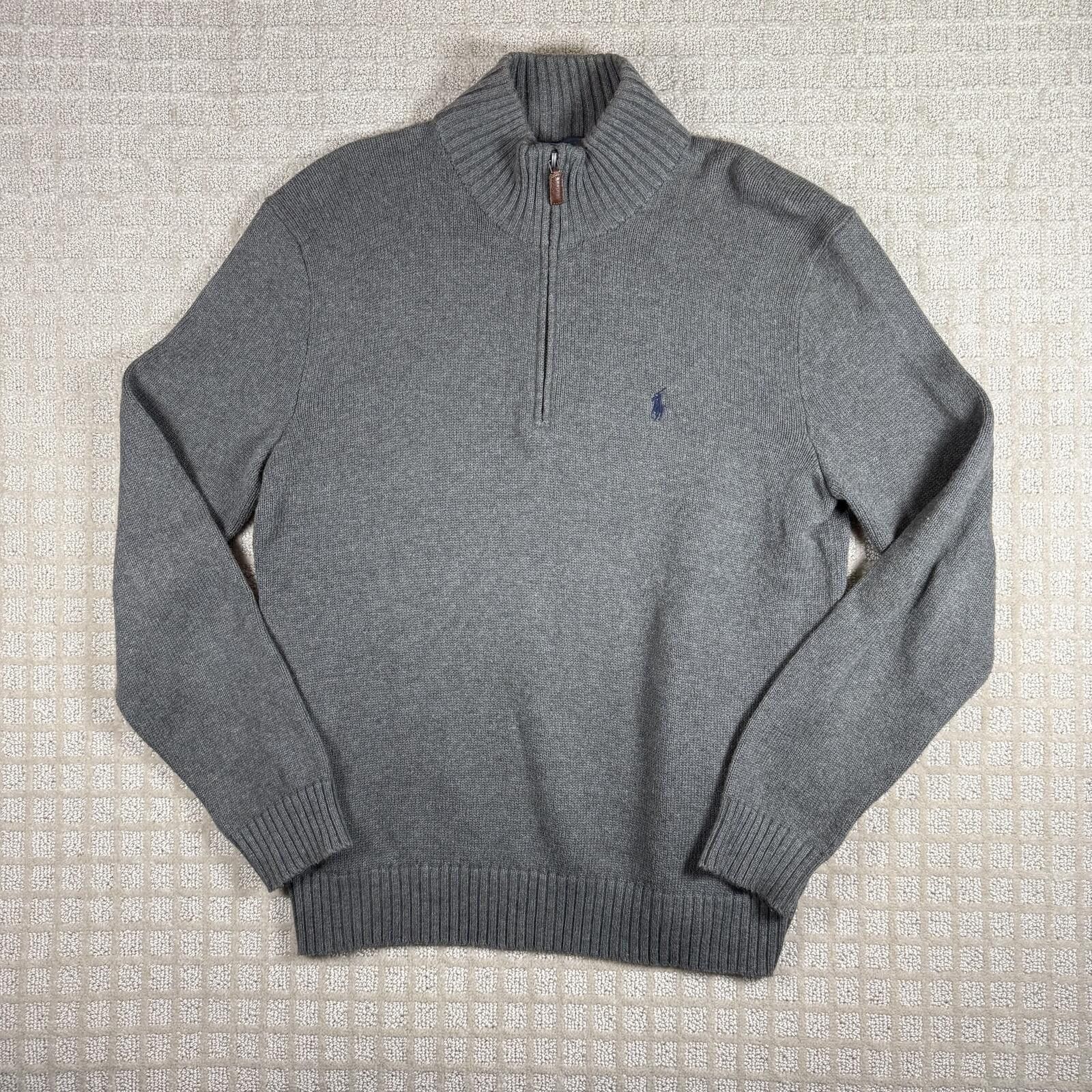 Polo Ralph Lauren Vintage Polo Ralph Lauren Quarter Zip Sweater Size US M / EU 48-50 / 2 - 1 Thumbnail