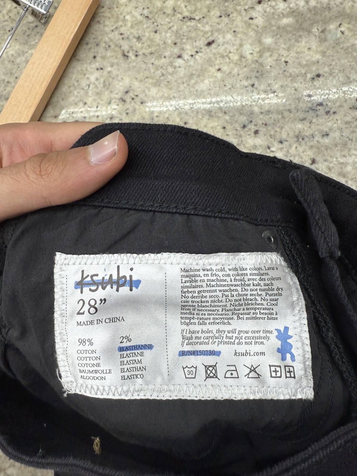 Ksubi Ksubi Black Denim Jeans Size US 28 / EU 44 - 7 Thumbnail