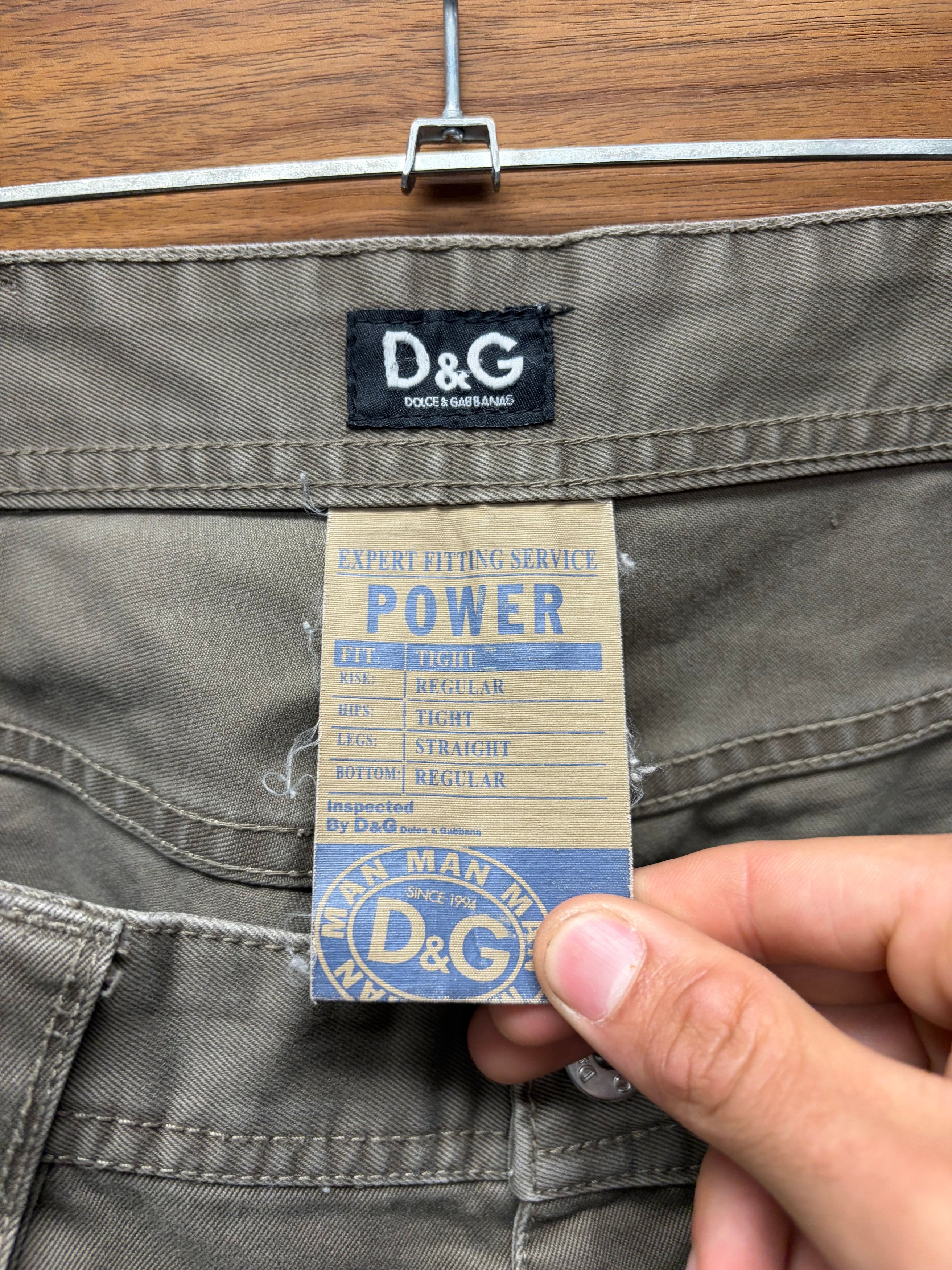 Dolce & Gabbana Vintage Dolce & Gabbana Bootcut Military Green Cargo Denim Size US 34 / EU 50 - 3 Thumbnail