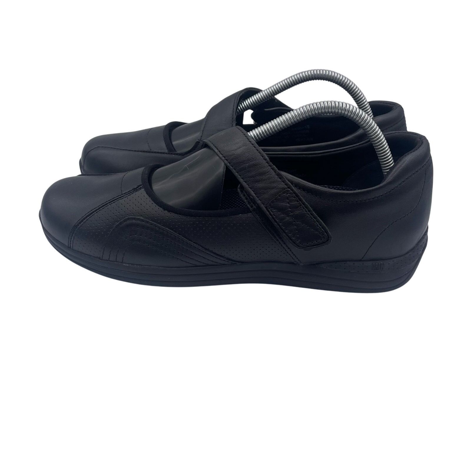 Drew Heather Mary Jane Shoes Leather Black Comfort Womens 11