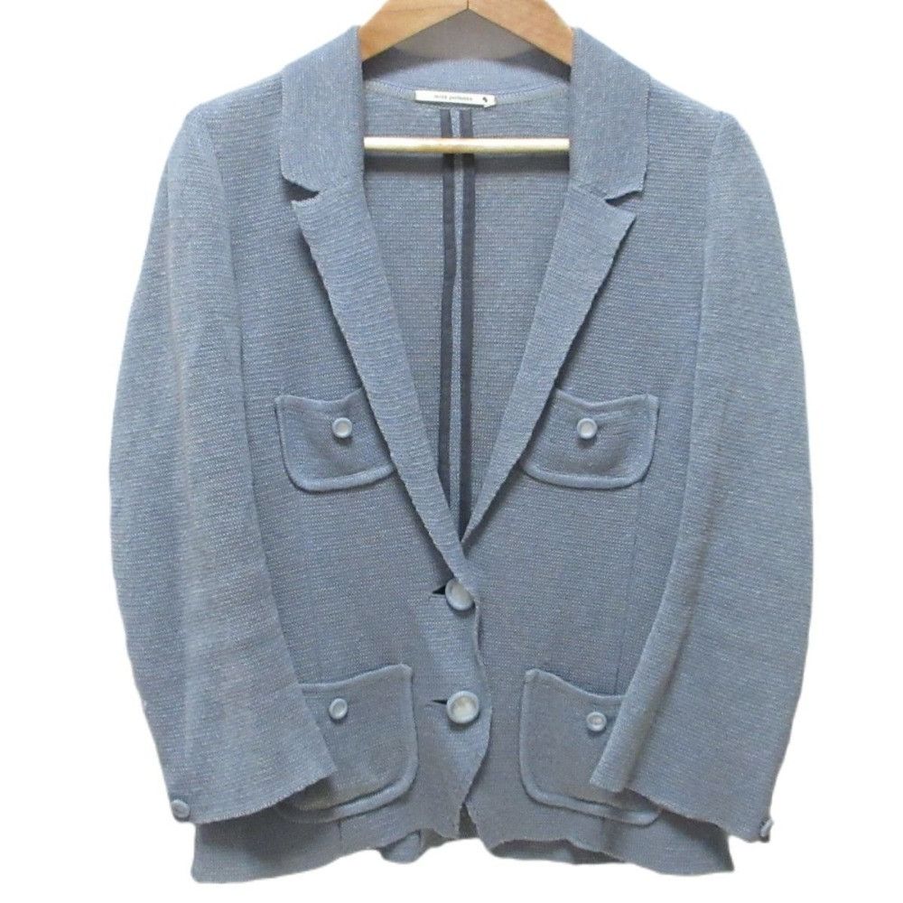 Other Other mina perhonen nostalgia Linen100 Knit Cardigan Natural Material Tops DUTY FREE for USA Size ONE SIZE - 1 Thumbnail