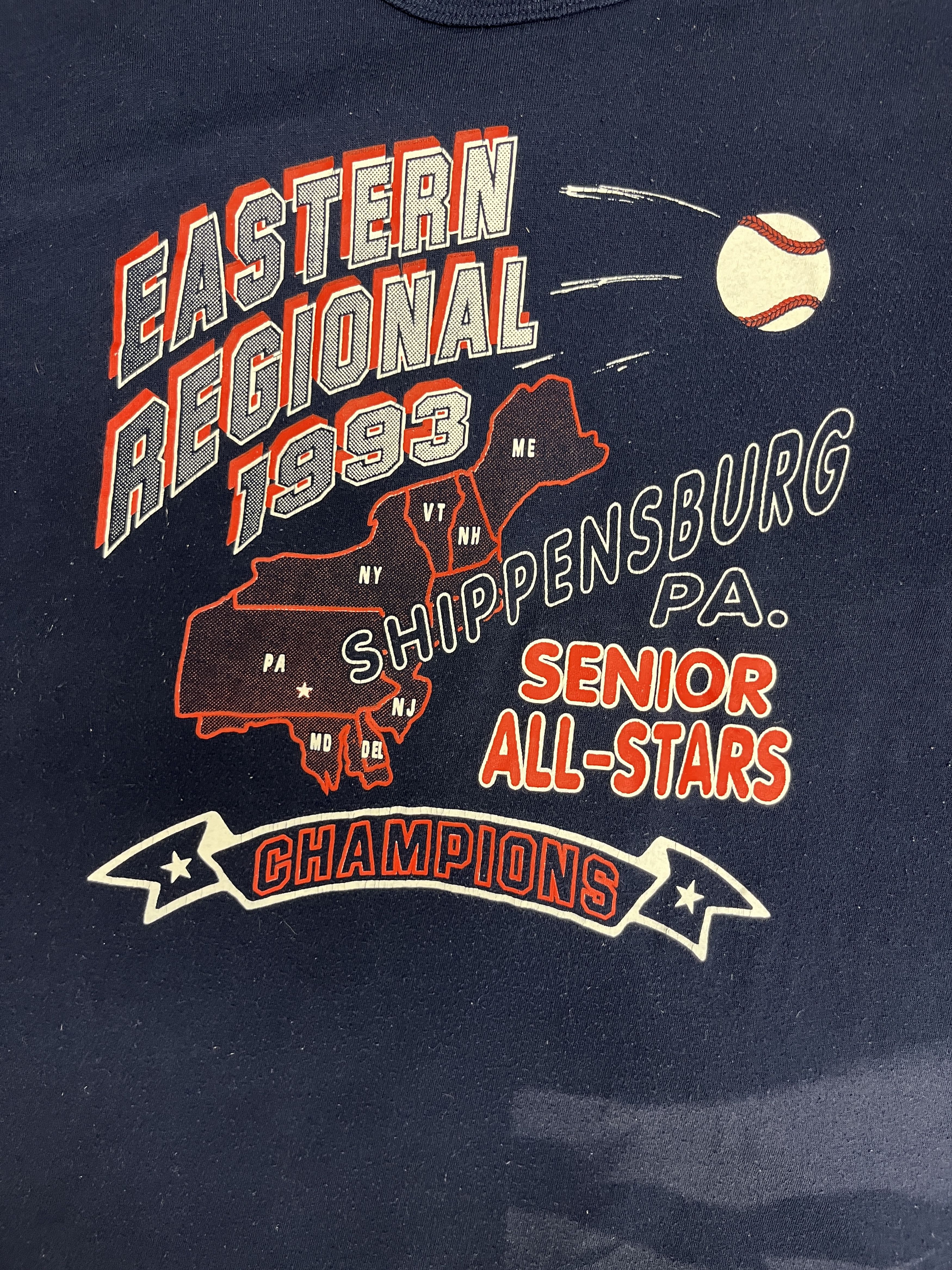 Russell Athletic × Vintage Shippensburg Regional Champions 1993 Vintage T-Shirt Tee Size US L / EU 52-54 / 3 - 2 Thumbnail