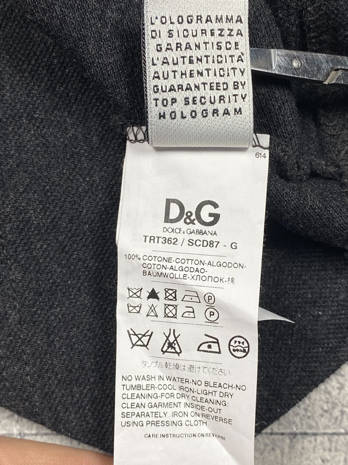 Dolce & Gabbana D&G Dolce & Gabbana Dark Gray Polo Shirt IT54 Size US L / EU 52-54 / 3 - 15 Thumbnail