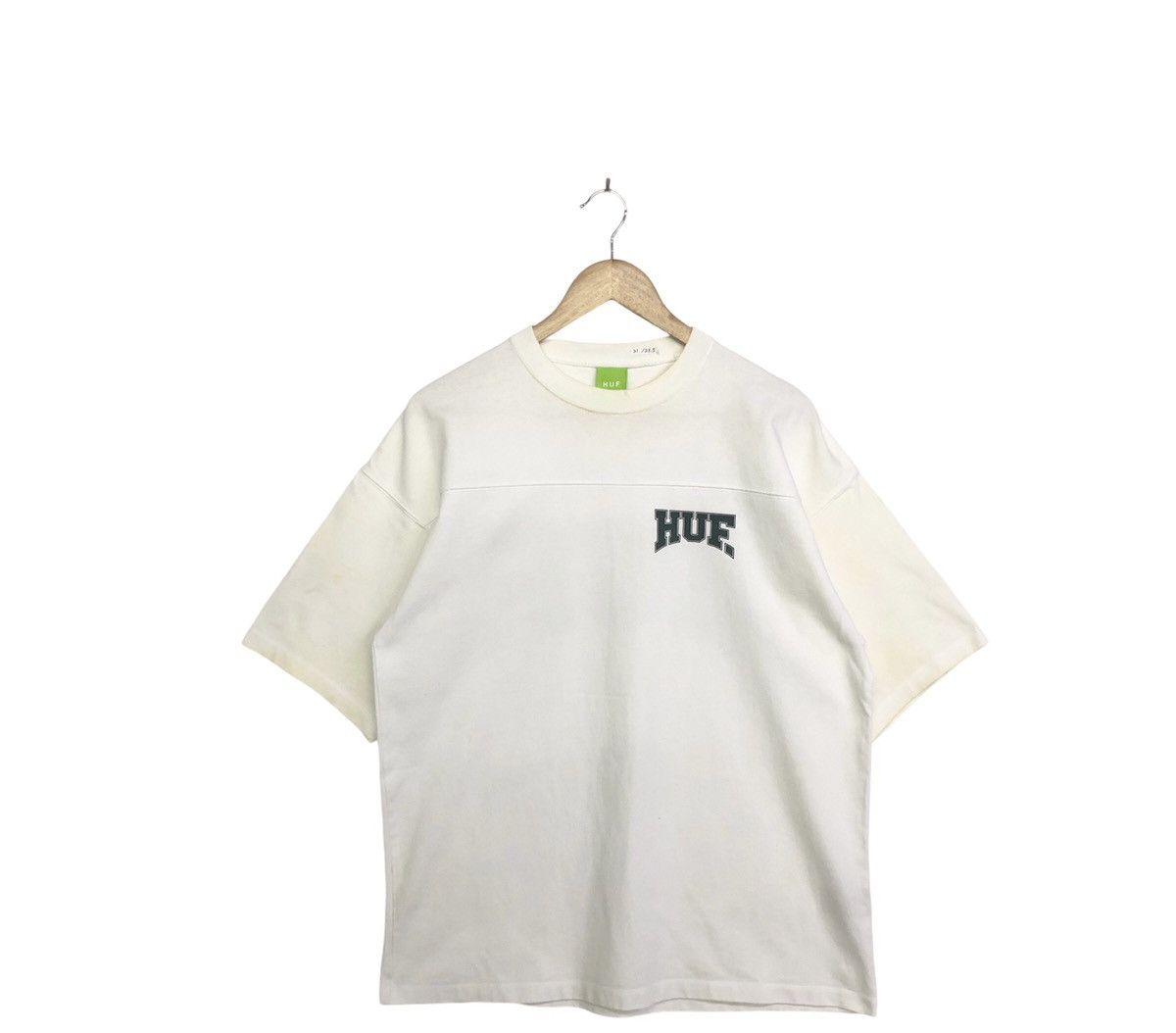 Huf HUF Summer 22 Spellout Backhitt football T-shirt Size US M / EU 48-50 / 2 - 4 Thumbnail