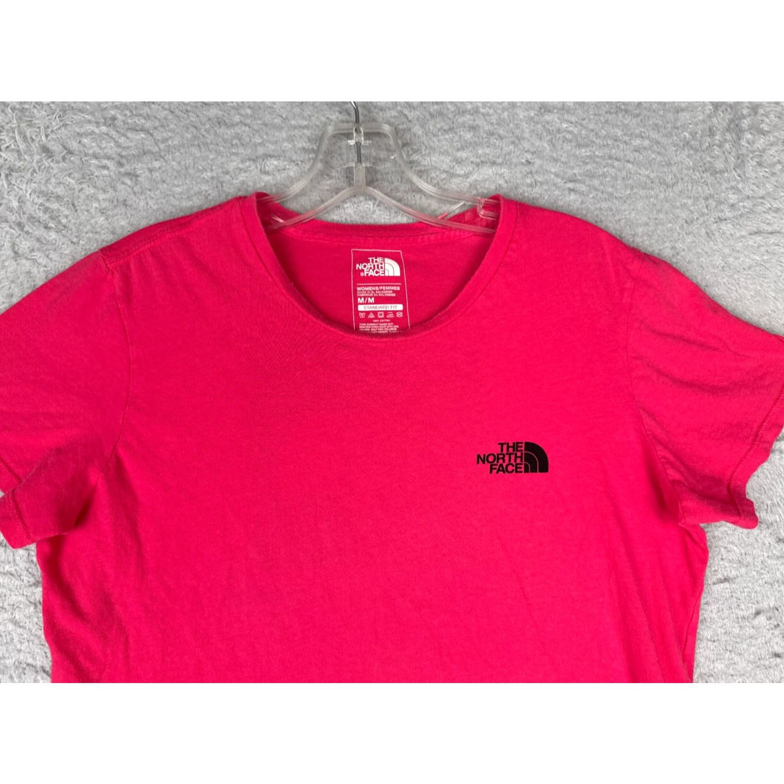 The North Face The North Face Shirt Women M Pink Short Sleeve Crew Neck 100% Cotton Read Size M / US 6-8 / IT 42-44 - 4 Thumbnail