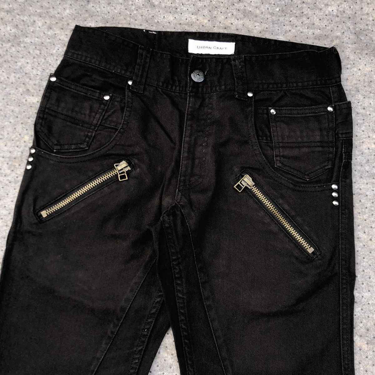 Japanese Brand Urban Craft Gothic Design Bootcut Pants Size US 31 - 3 Thumbnail