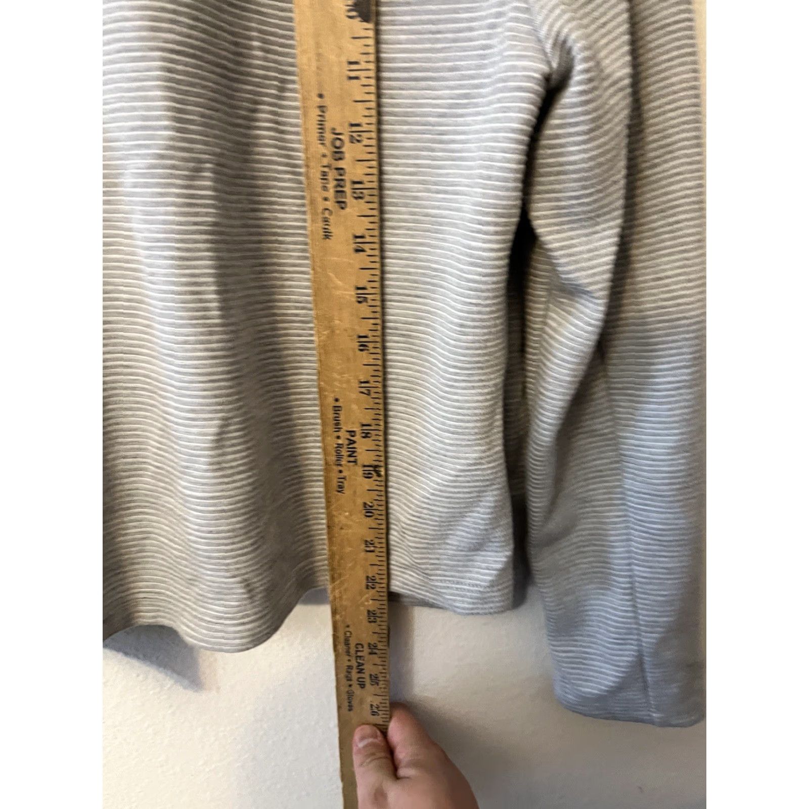 Calvin Klein Calvin Klein Textured Knit Jacket Open Front Women M Gray Solid Size M / US 6-8 / IT 42-44 - 4 Thumbnail