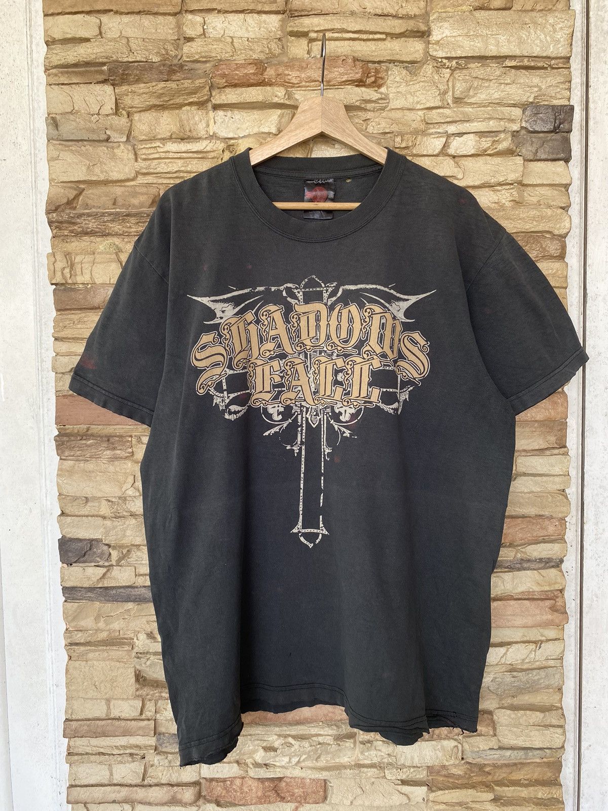 Vintage Rare Vintage Shadows Fall Thrash Metal Band Tees Distressed Size US XL / EU 56 / 4 - 1 Thumbnail