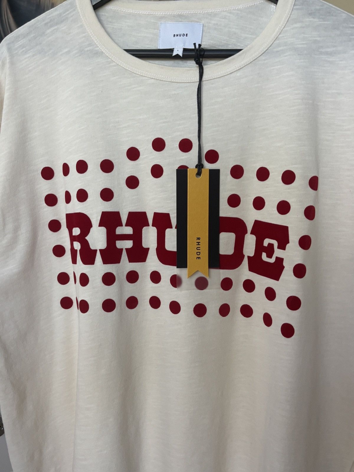 Rhude RHUDE WESTERN DOT LOGO TEE Size US L / EU 52-54 / 3 - 3 Thumbnail