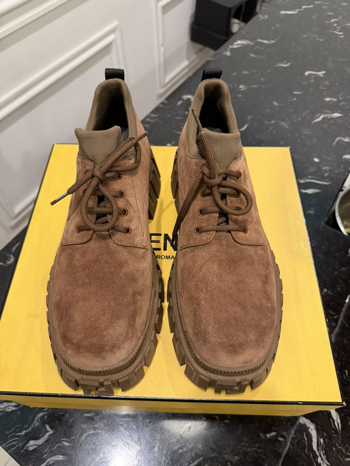 Fendi Fendi Force Derby Size US 12 / EU 45 - 2 Thumbnail