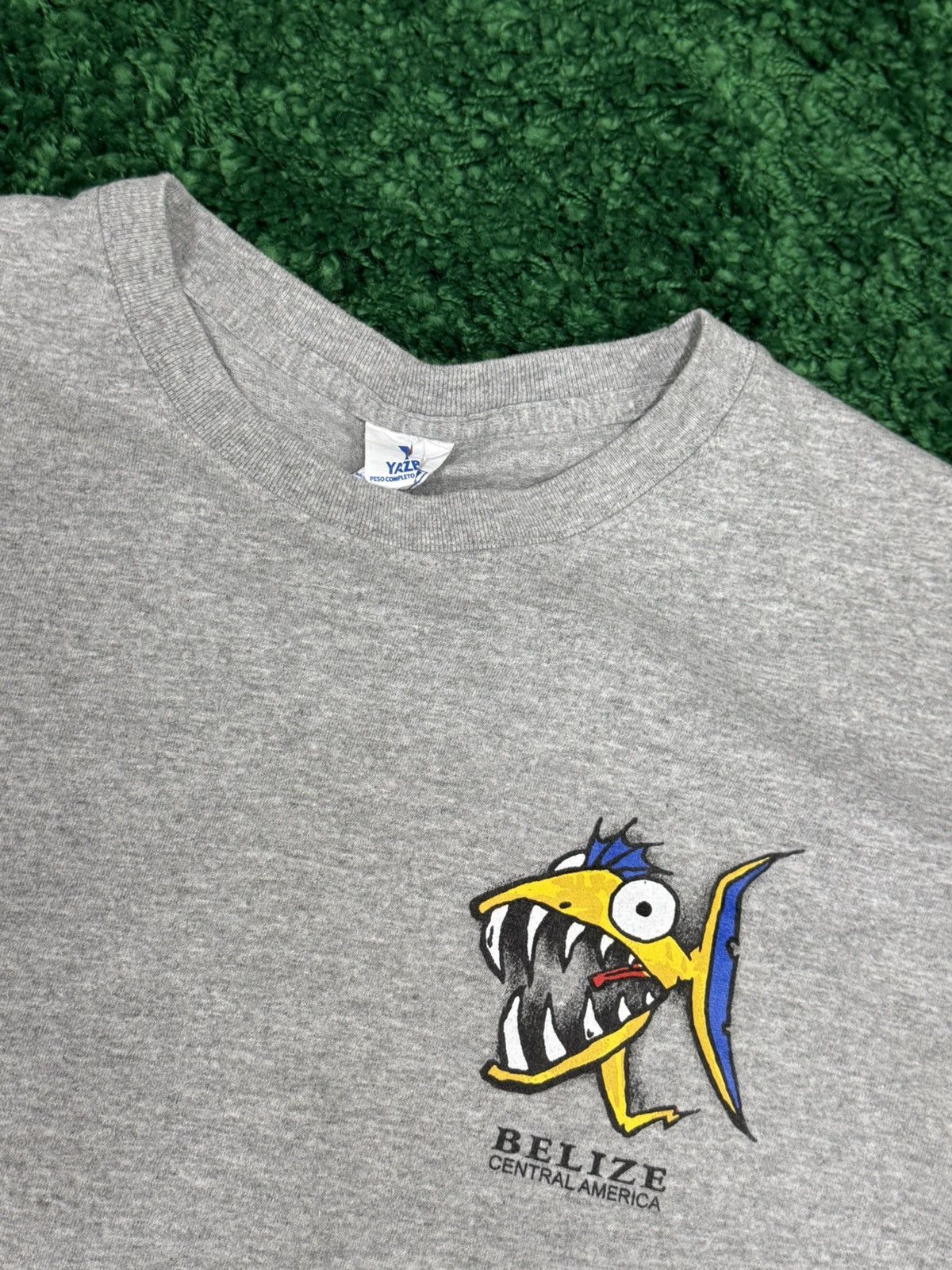 Vintage Rare Vintage 1993 Tee Grey Small Belize Tee Y2K 90s Retro Size US S / EU 44-46 / 1 - 5 Thumbnail