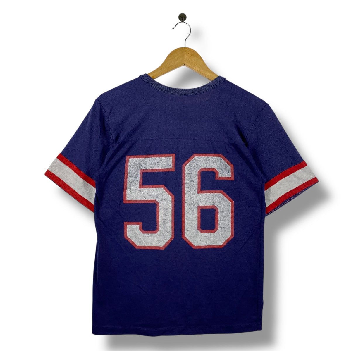 NFL × Vintage Vintage 80's Rawlings GIANTS 56 Nfl Official Product Tee Size US M / EU 48-50 / 2 - 7 Thumbnail