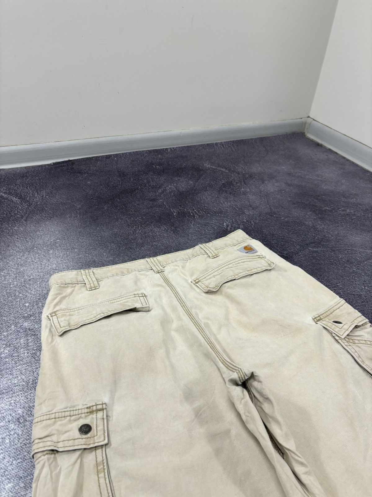 Carhartt Vintage Carhartt Y2K Relaxed Fit Utility Hype Cargo Shorts Size US 34 / EU 50 - 5 Thumbnail
