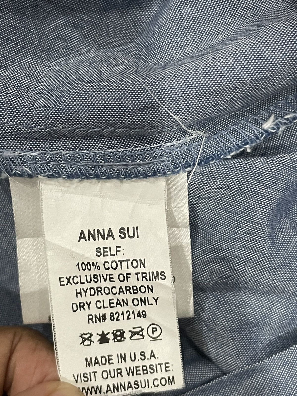 Anna Sui Anna Sui Embroidery Blouse Size XL / US 12-14 / IT 48-50 - 7 Thumbnail