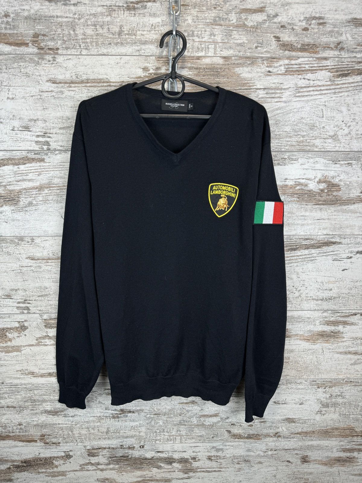Lamborghini Mens Vintage Automobile Lamborghini Sweater Knitwear racing Size US M / EU 48-50 / 2 - 2 Thumbnail