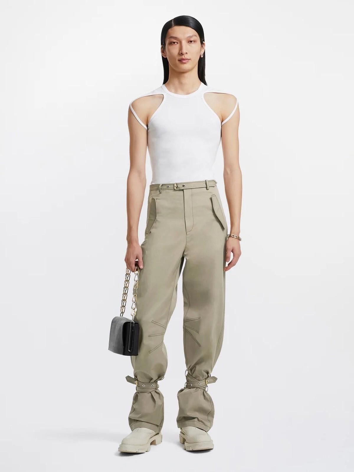 Dion Lee New dion lee cotton sleeve loop top tank singlet large white Size L / US 10 / IT 46 - 2 Thumbnail