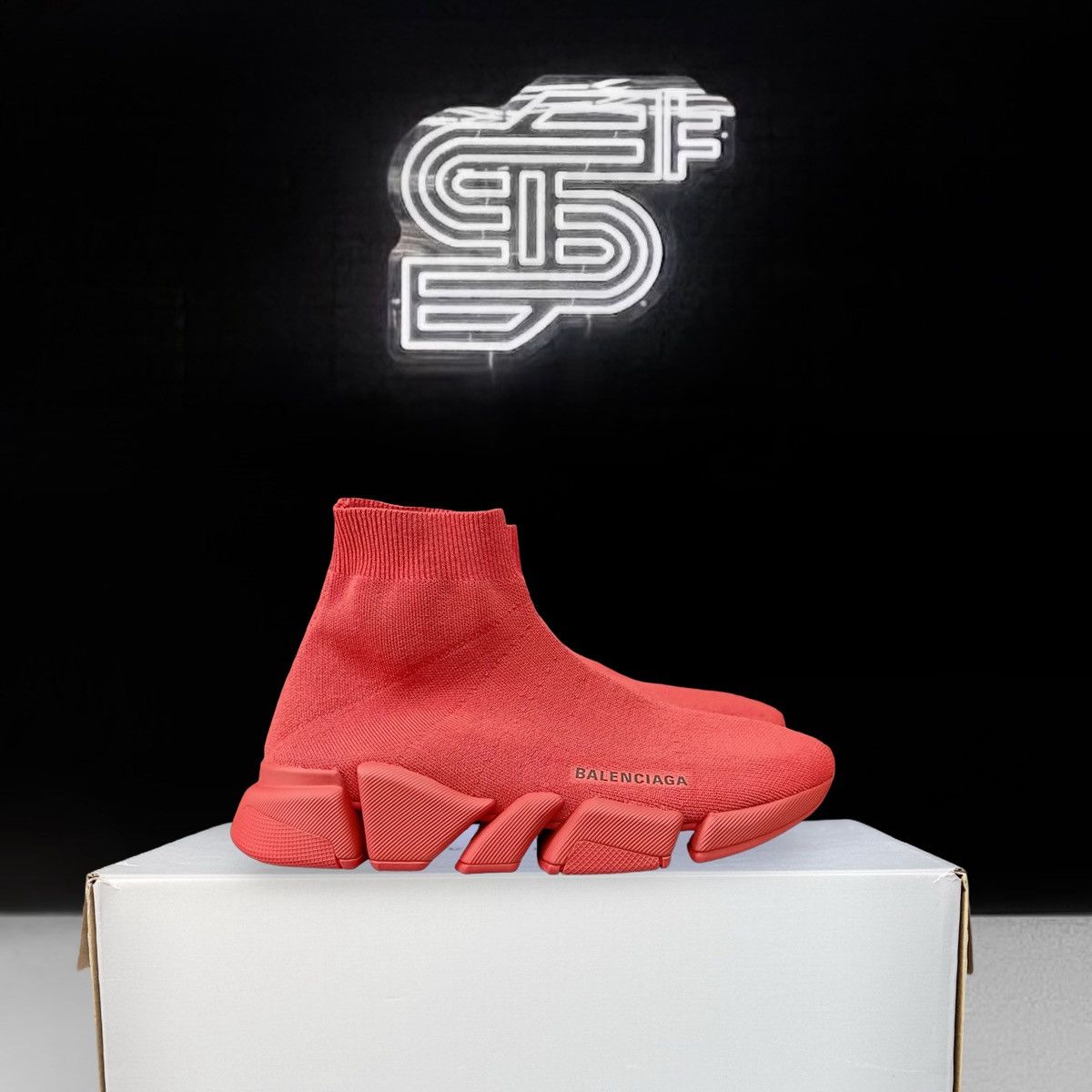 Balenciaga Balenciaga Speed 2.0 Trainer Red Size US 8.5 / EU 41-42 - 1 Thumbnail