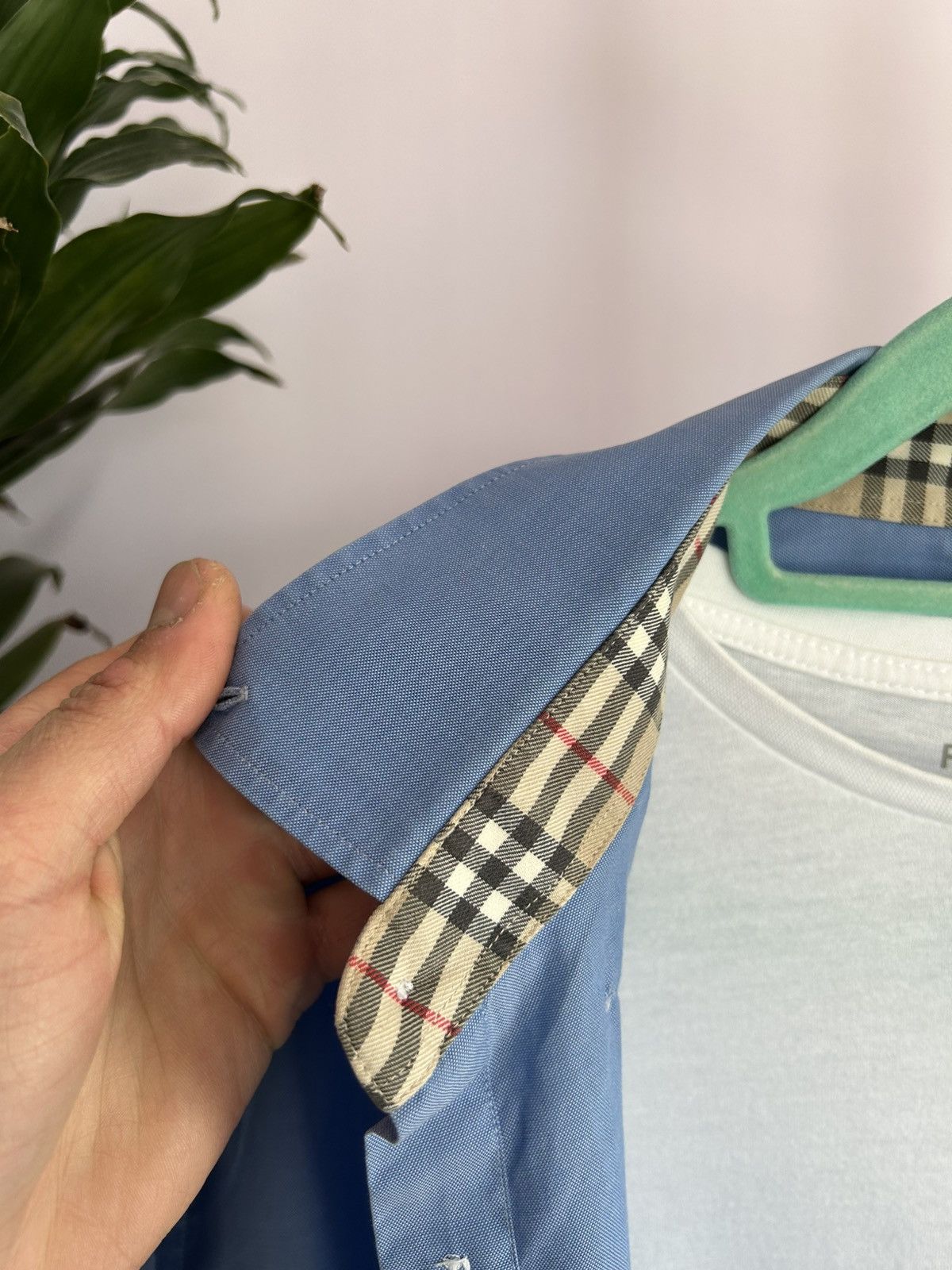 Burberry Burberry Shirt Pattern Checked Button Ups Size US L / EU 52-54 / 3 - 3 Thumbnail