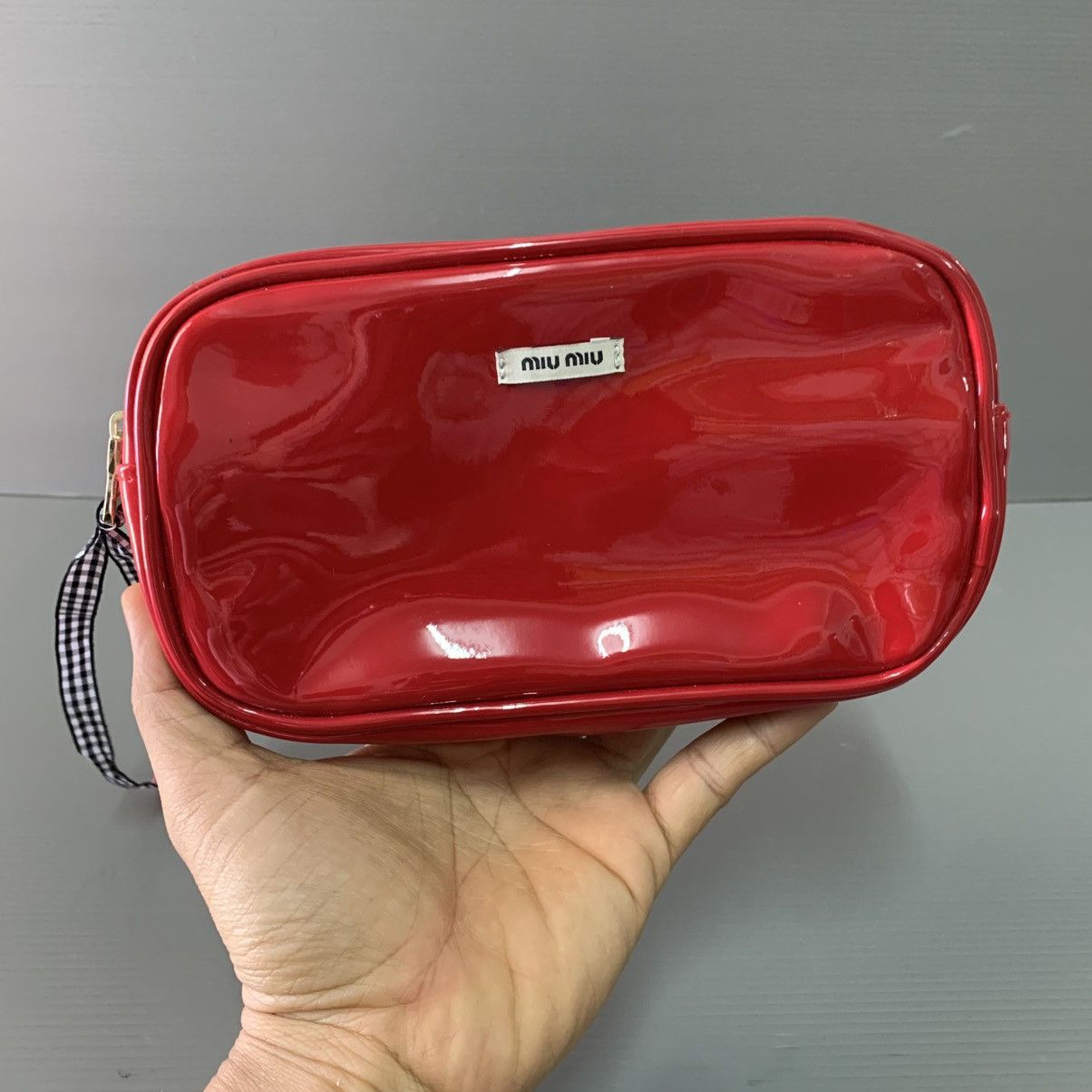 Miu Miu Miu Miu Red Beaute Makeup Clutch Bag Size ONE SIZE - 3 Thumbnail