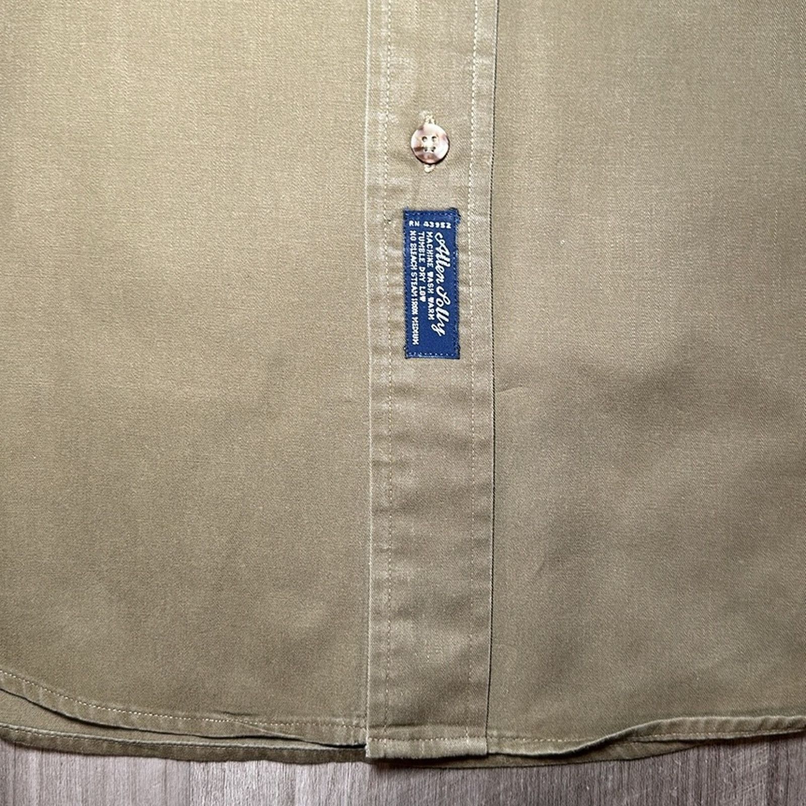 Allen Solly Allen & Solly Vintage Weathered Twill Button Down - Large Size US L / EU 52-54 / 3 - 5 Thumbnail