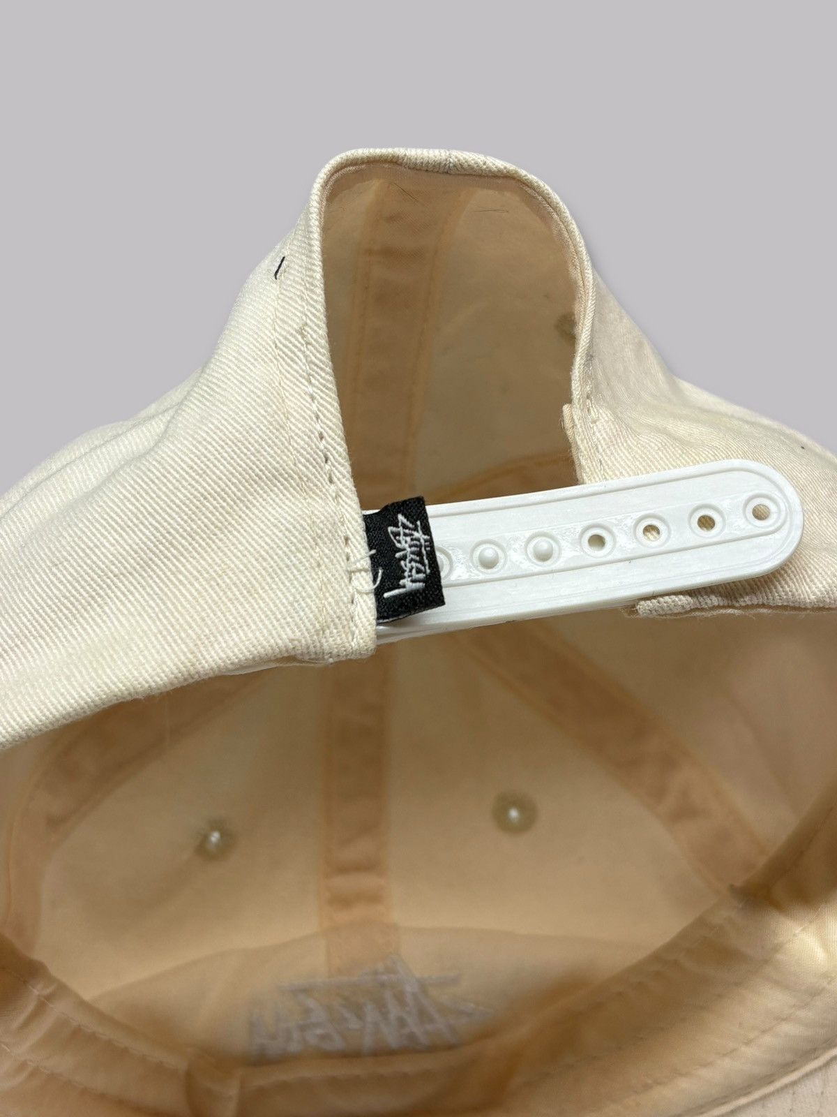 Stussy Stussy Streetwear Cap White Logo Size ONE SIZE - 7 Thumbnail