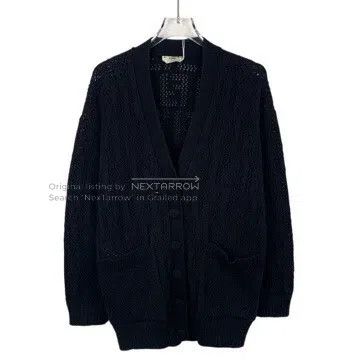 Fendi Fendi Black logo monogram V-neck cotton knit cardigan jack Size 4XL / US 24-26 - 1 Thumbnail